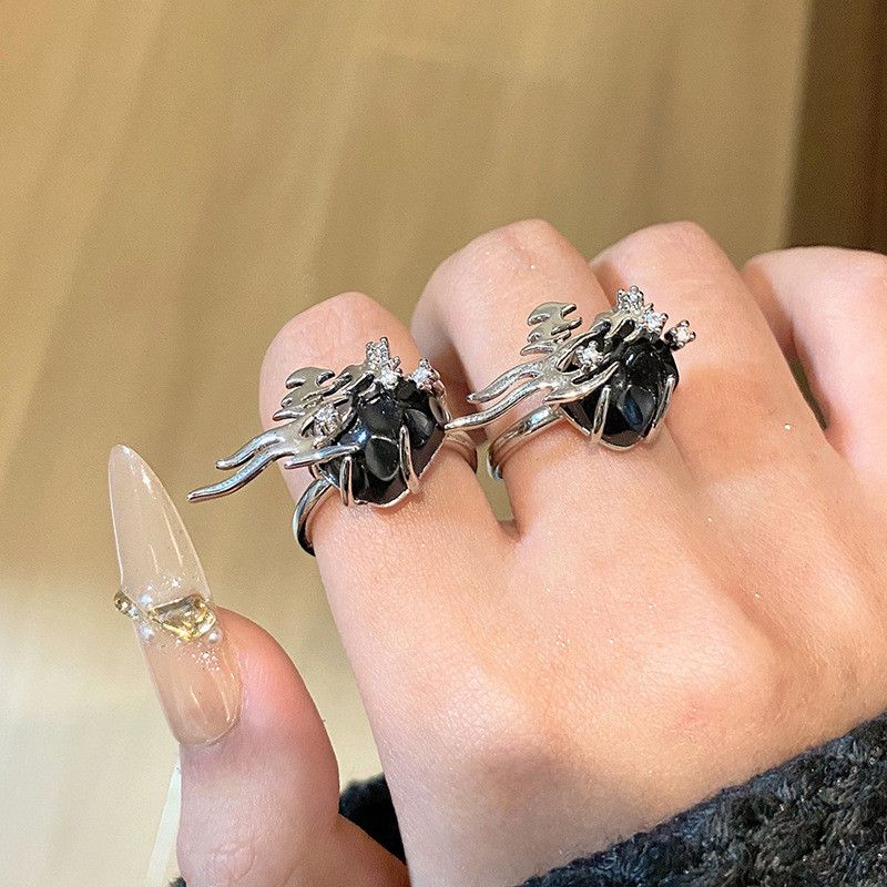 Jewelry Rare Jewelry Rings Open Size Chrome Ring (Size 7-13) Size ONE SIZE - 3 Thumbnail
