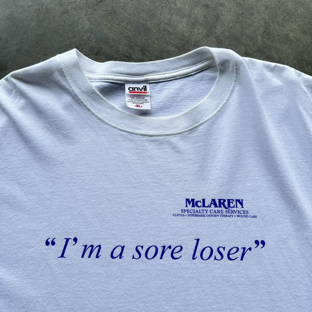 Anvil Vintage 90s McLaren “I’m A Sore Loser” Tee Anvil Size XL Size US XL / EU 56 / 4 - 2 Thumbnail