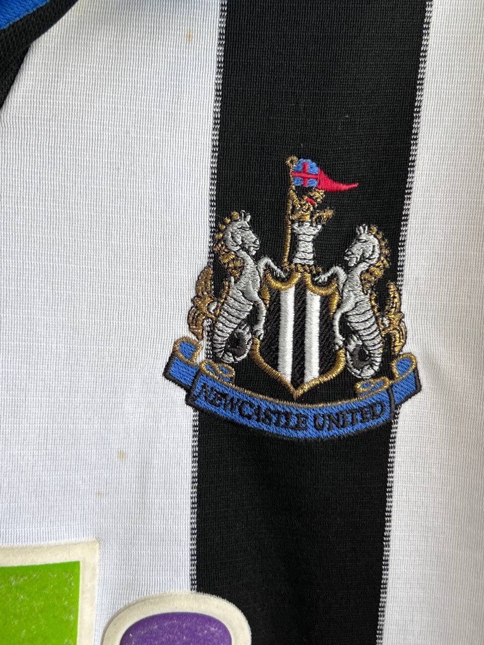 Adidas 1999/00 VINTAGE ADIDAS NEWCASTLE JERSEY FOOTBALL SHIRT Y2K Size US L / EU 52-54 / 3 - 8 Thumbnail
