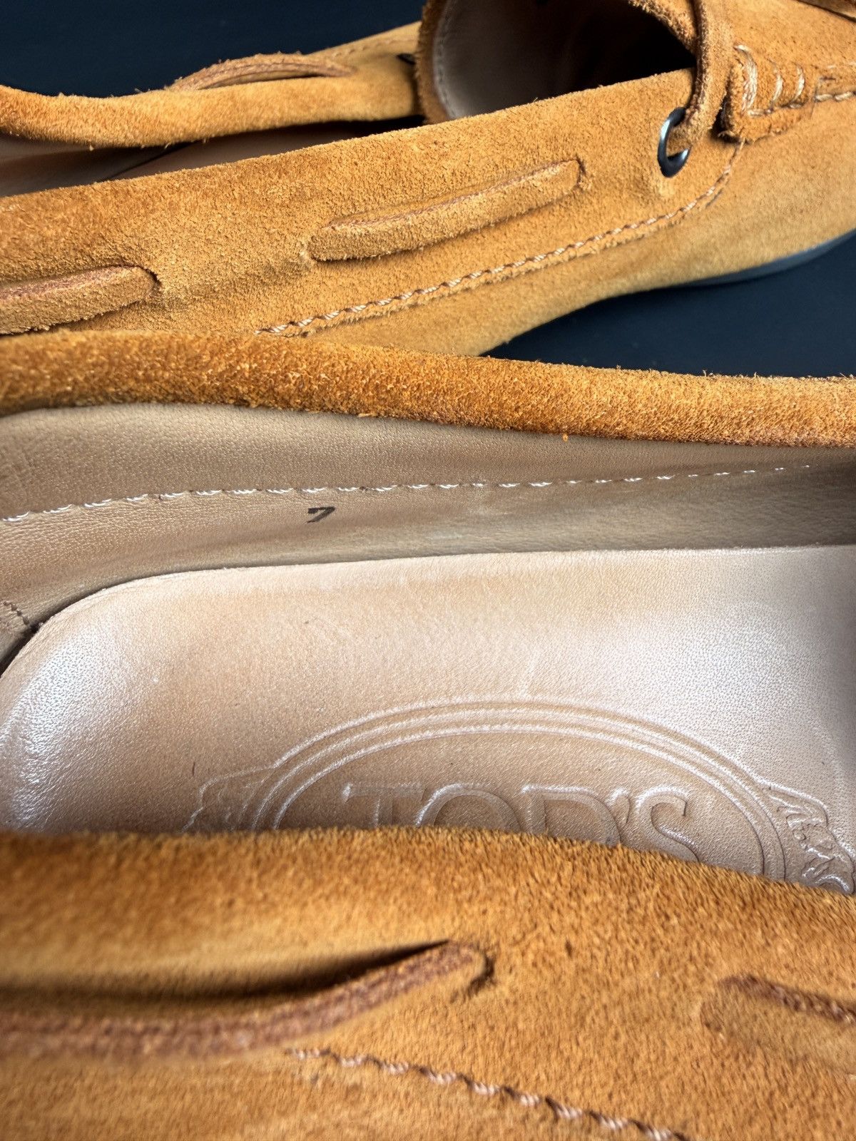 Tod's Tod's Mustard Suede Loafers for Men Size US 8 / EU 41 - 8 Thumbnail
