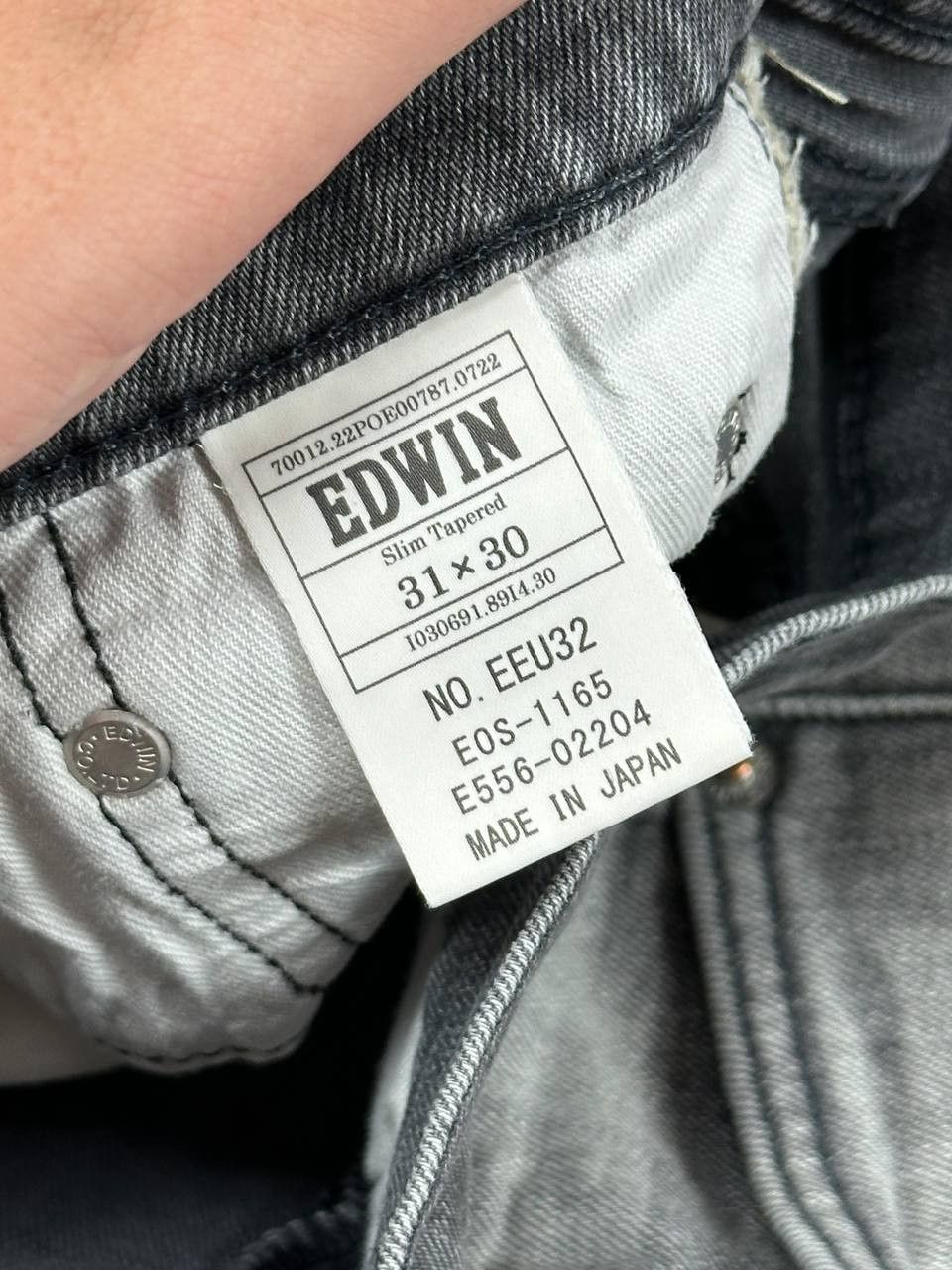 Edwin Edwin Made in Japan Grey Ripped Jeans Size 31 Size US 31 - 9 Thumbnail