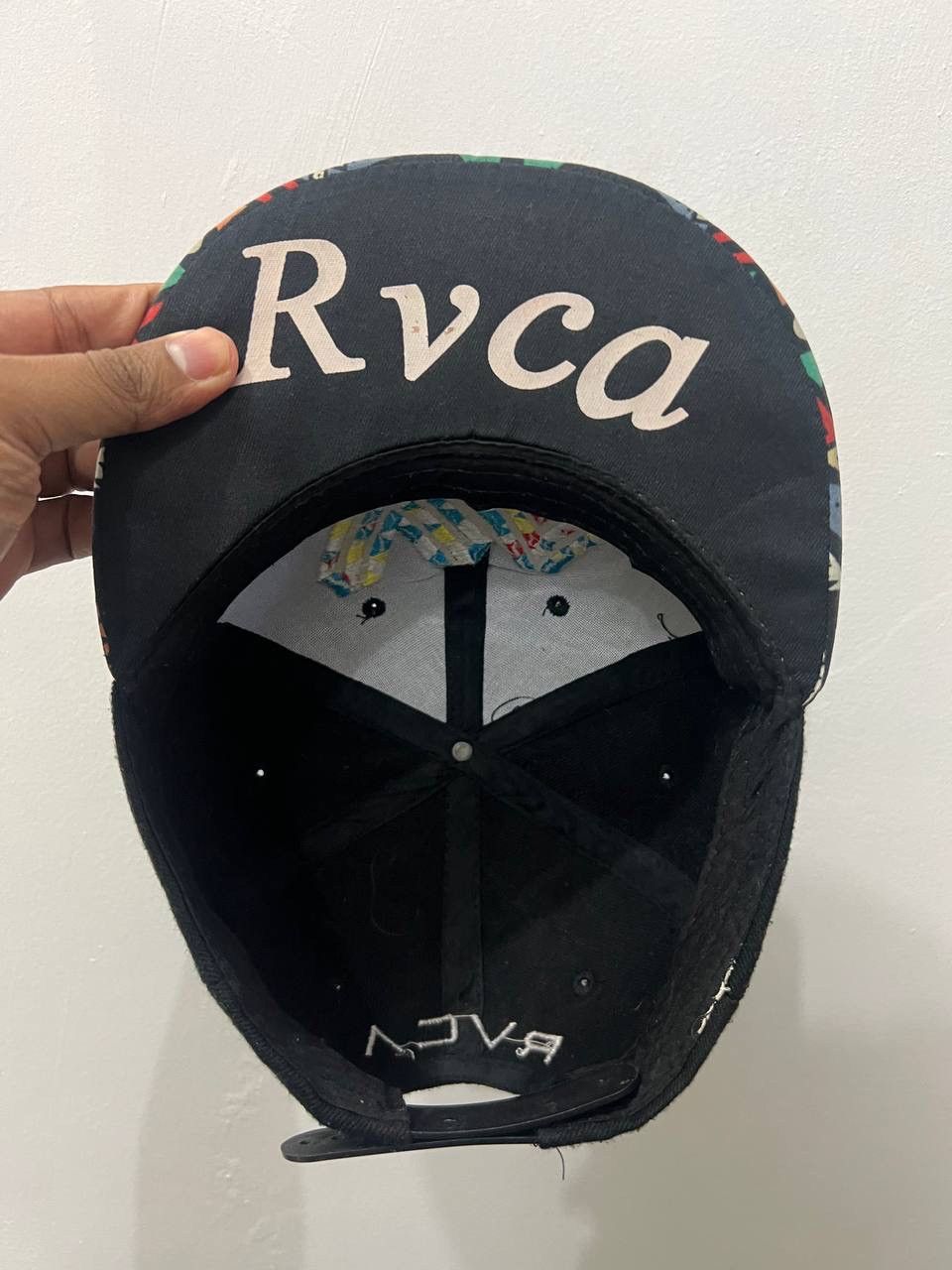If Six Was Nine RVCA Multicolor Snapback Hat Size ONE SIZE - 8 Thumbnail