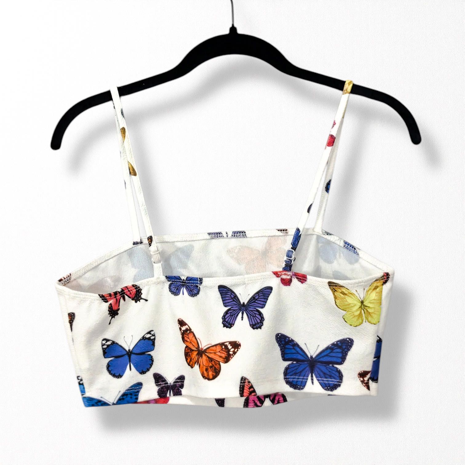 Shein SHEIN Butterfly Print Crop Top Size S / US 4 / IT 40 - 3 Thumbnail