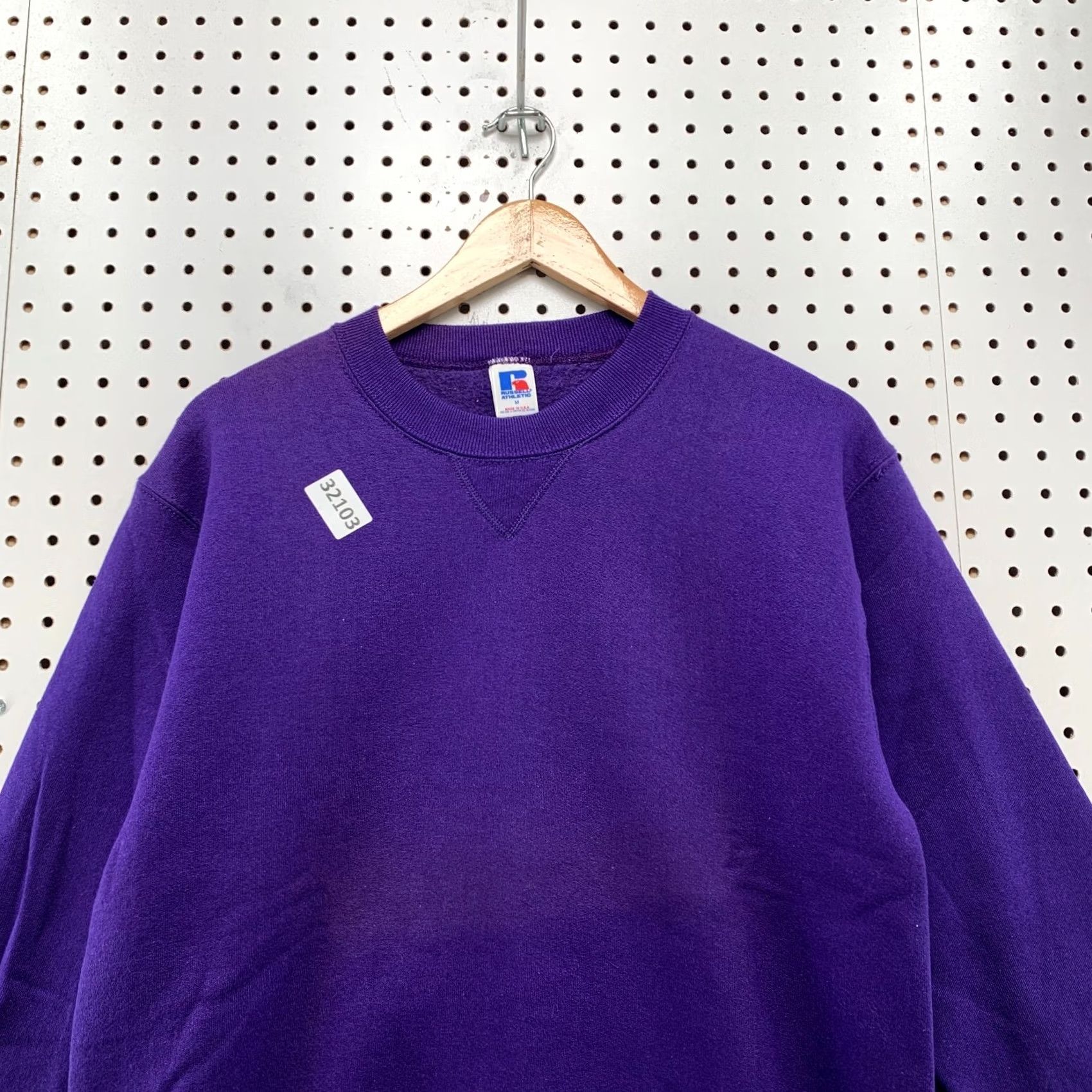 Russell Athletic VINTAGE Russell Athletic Shirt Mens M Purple 80s Crewneck Sweatshirt USA Size US M / EU 48-50 / 2 - 2 Thumbnail