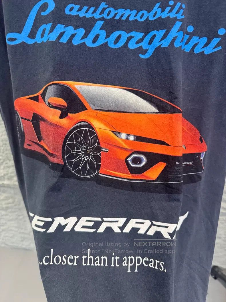 Balenciaga Balenciaga Lamborghini Joint Short Sleeve T-Shirt Size US M / EU 48-50 / 2 - 2 Thumbnail