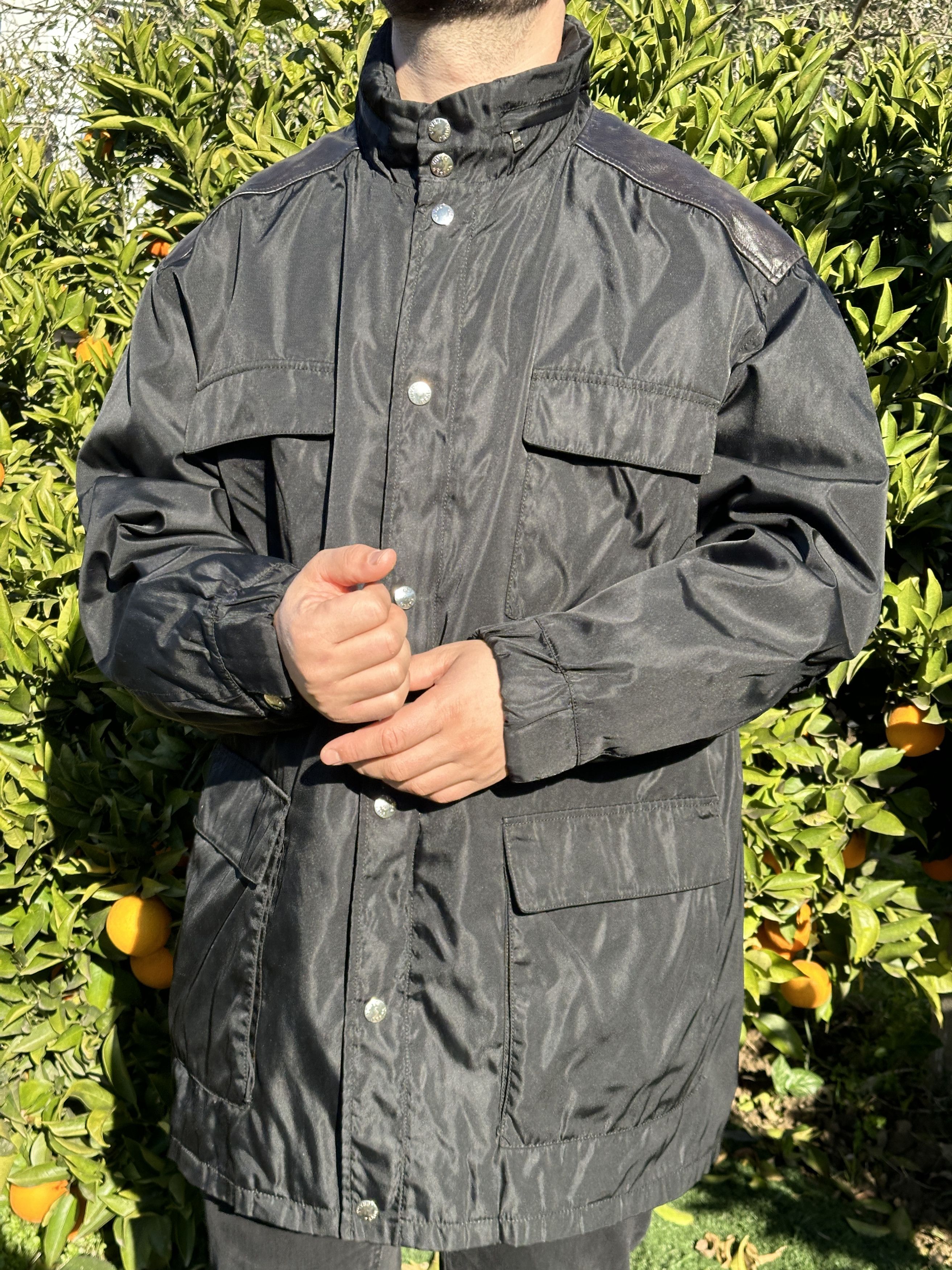 Prada Leather Prada Milano Men Royal Trench Double Jacket Size XXL Size US XXL / EU 58 / 5 - 3 Thumbnail
