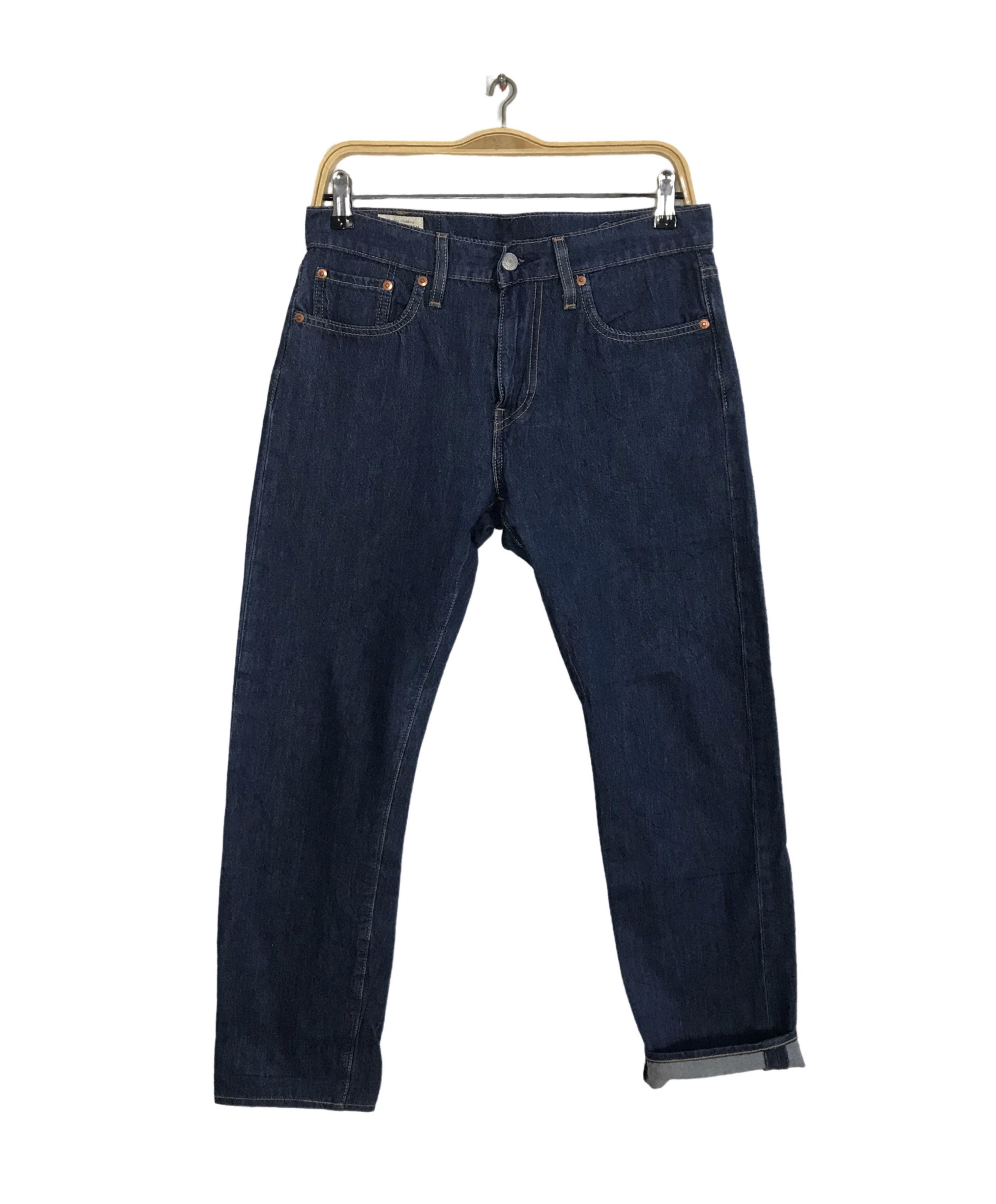 Levi's Levi’s Strauss Premium Lot 502 Big E Denim Jeans Dark Blue Size US 30 / EU 46 - 1 Thumbnail