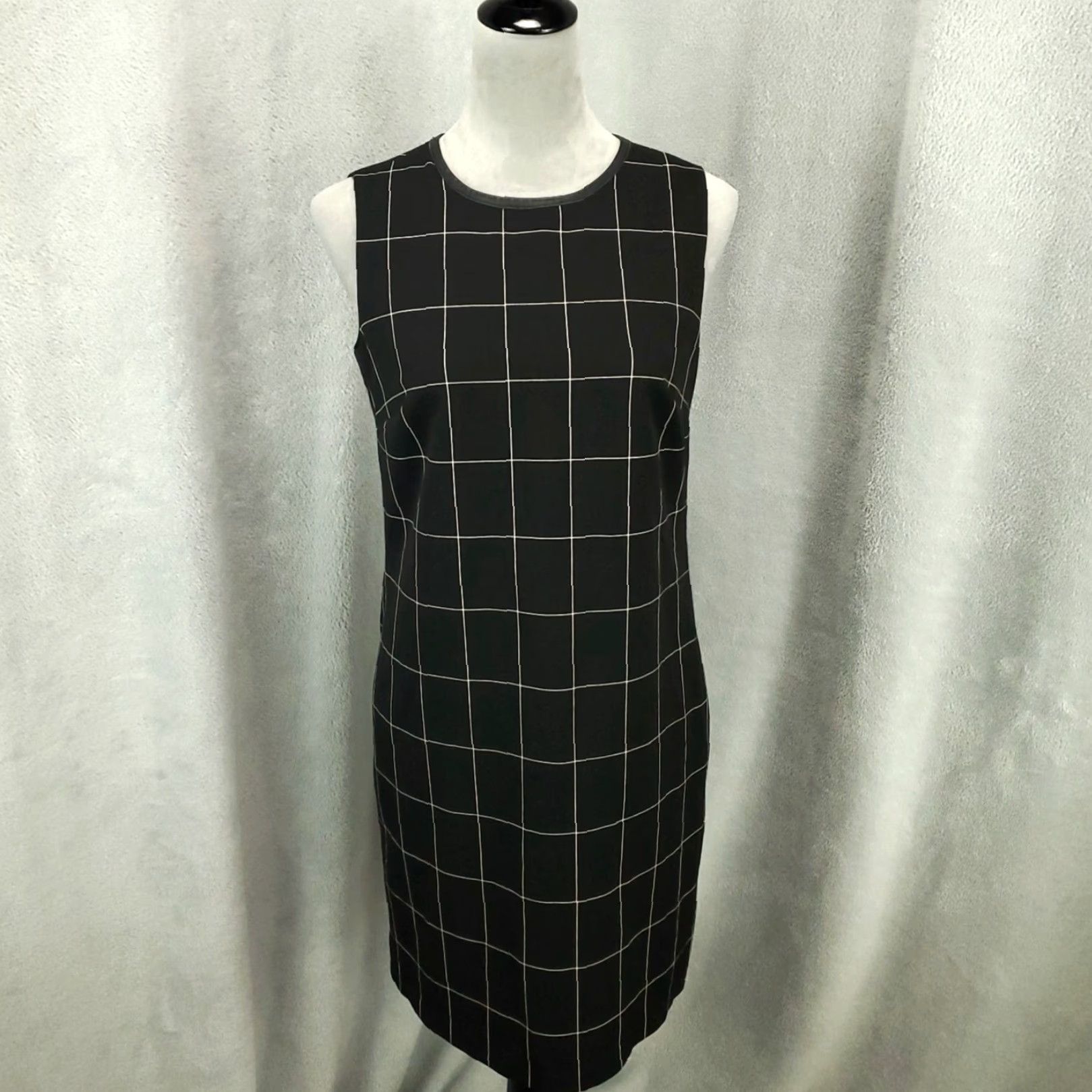 Ralph Lauren Ralph Lauren Womens Dress Size 2 Plaid Leather Trim Mini Short Career Wear LRL Size 26" / US 2 / IT 38 - 2 Thumbnail