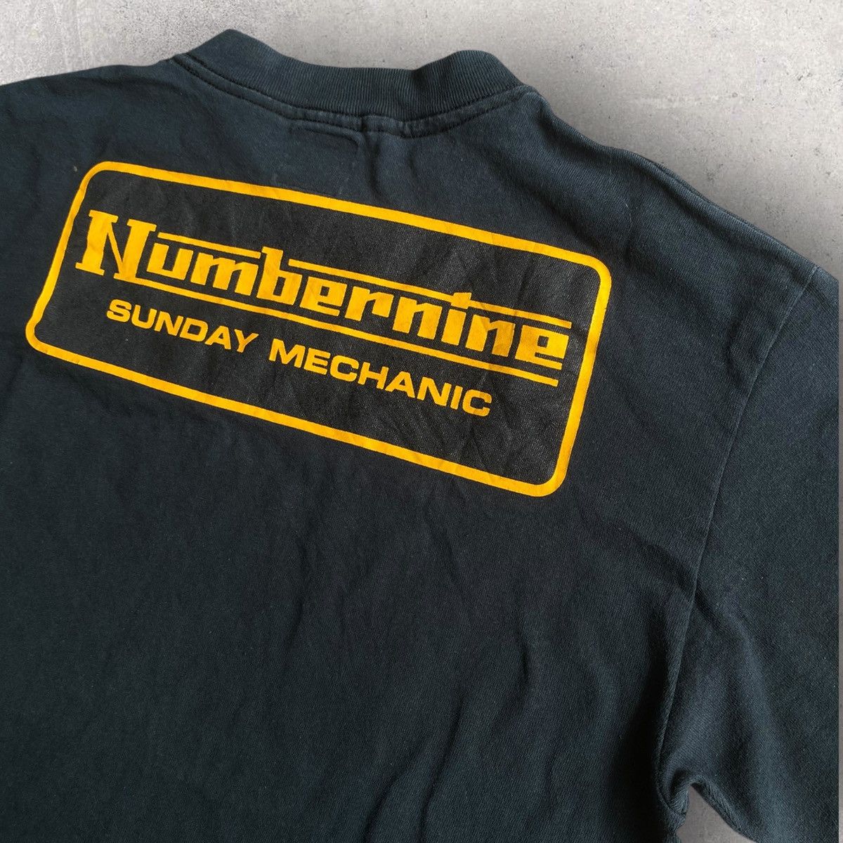 NumbernineナンバーナインSATURDAY MECHANIC Tシャツ Number Nine Mechanic | Grailed