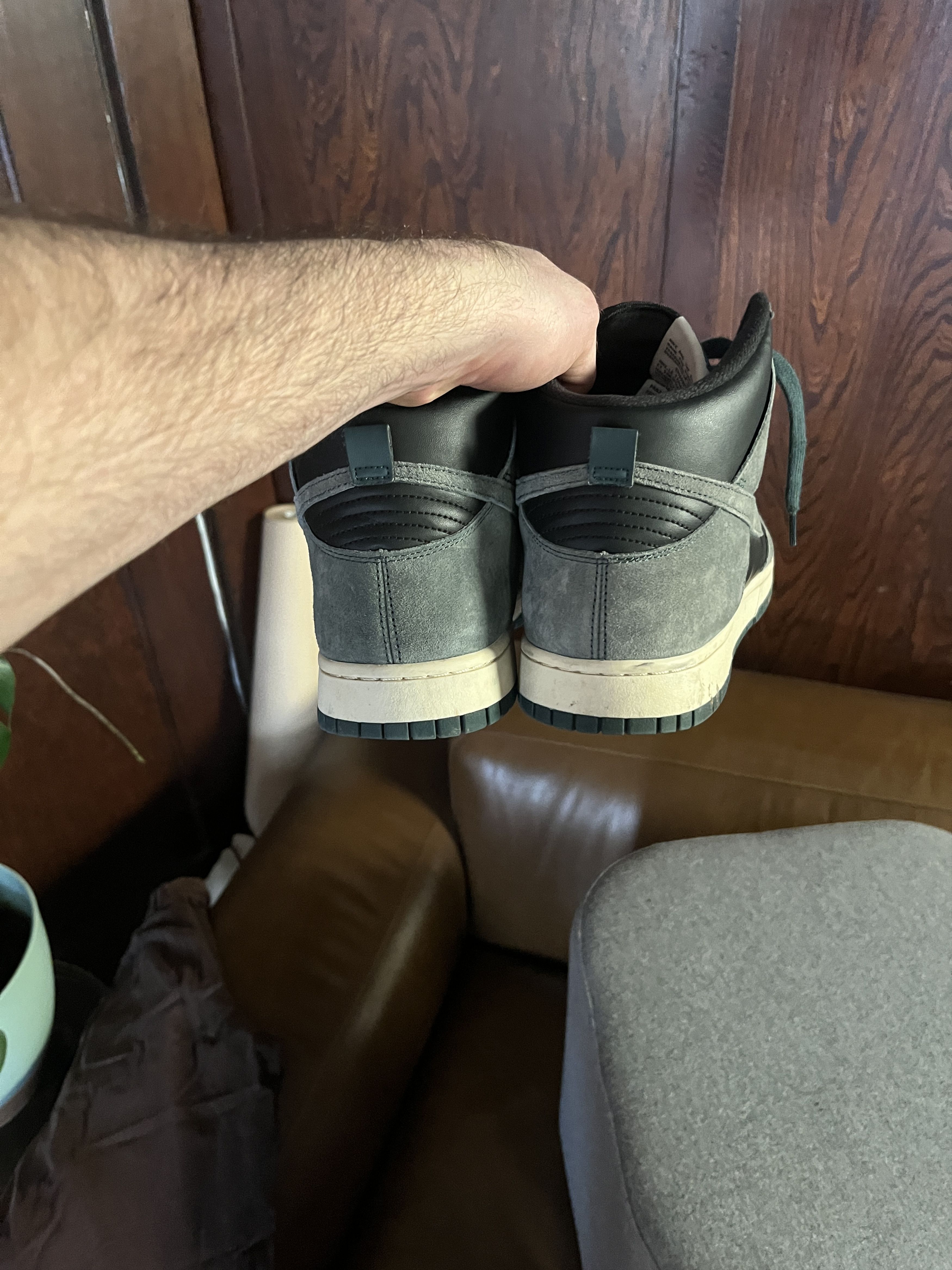 Nike Nike Dunk High - 12.5 - Green/black Size US 12.5 / EU 45-46 - 7 Thumbnail