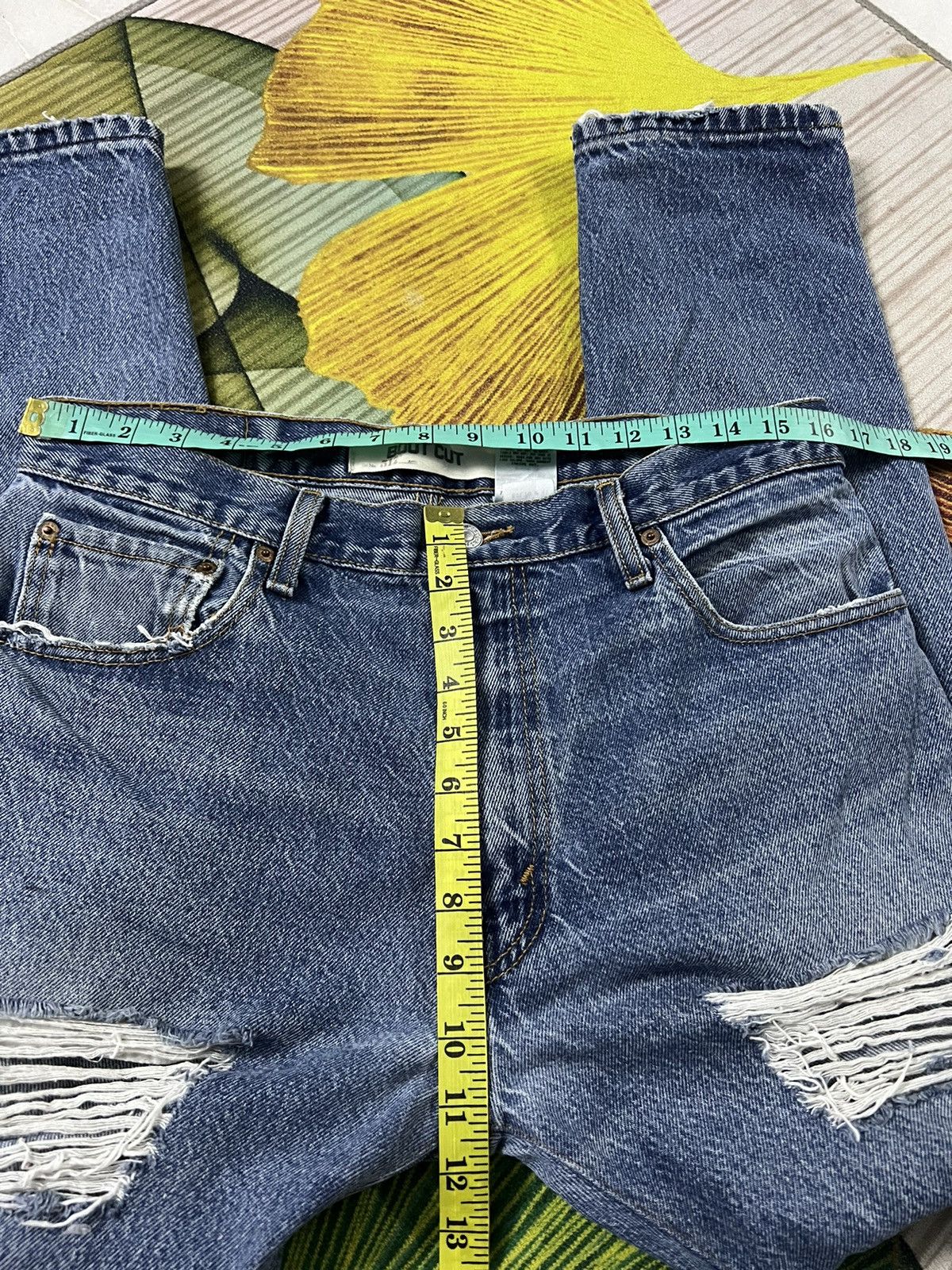 If Six Was Nine × Levi's × Levi's Vintage Clothing VINTAGE LEVIS 517 DISTRESSED RIPPED JEANS Size US 32 / EU 48 - 11 Thumbnail