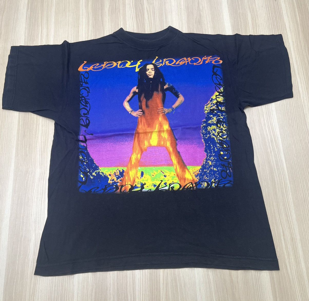 Band Tees Vintage 90’s Lenny Kravitz Size US L / EU 52-54 / 3 - 3 Thumbnail