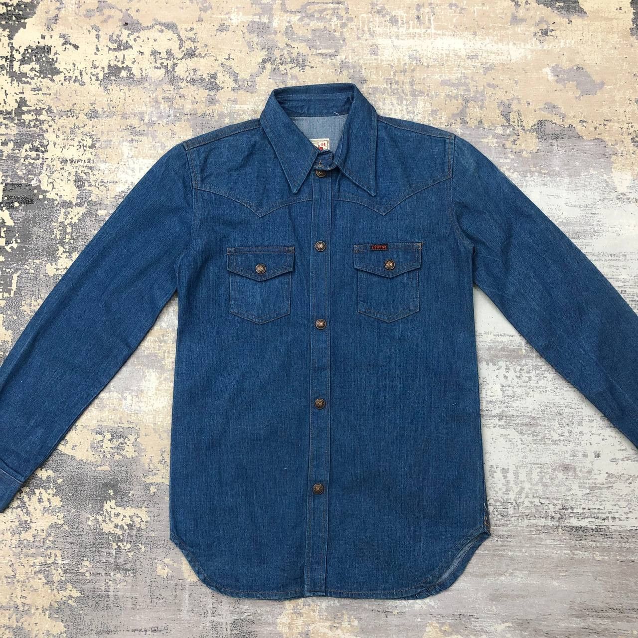 Edwin × Vintage Y374 VTG EDWIN WESTERN DENIM JACKET Size US XS / EU 42 / 0 - 2 Thumbnail