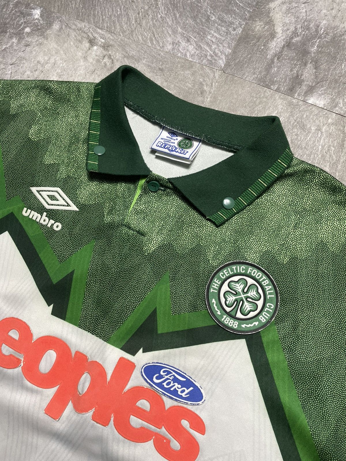 Umbro Umbro Celtic Glasgow 1991 1992 Away Shirt Soccer Jersey Size US M / EU 48-50 / 2 - 2 Thumbnail