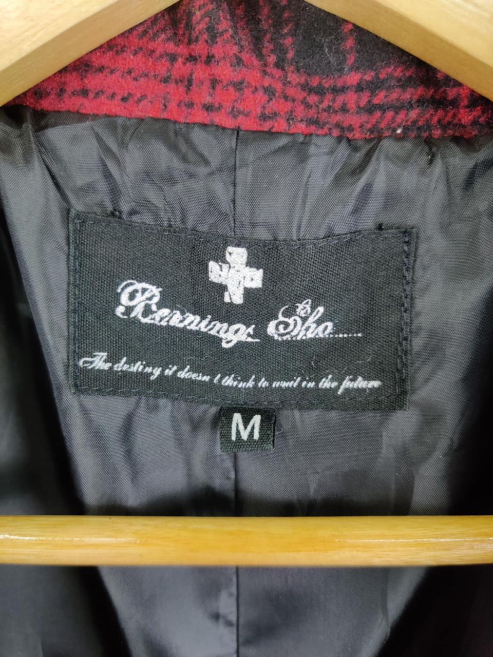 BERNINGS SHO Vintage Berning Sho Plaid Fireman Wool Parka Fishtail Jacket Size US M / EU 48-50 / 2 - 16 Thumbnail