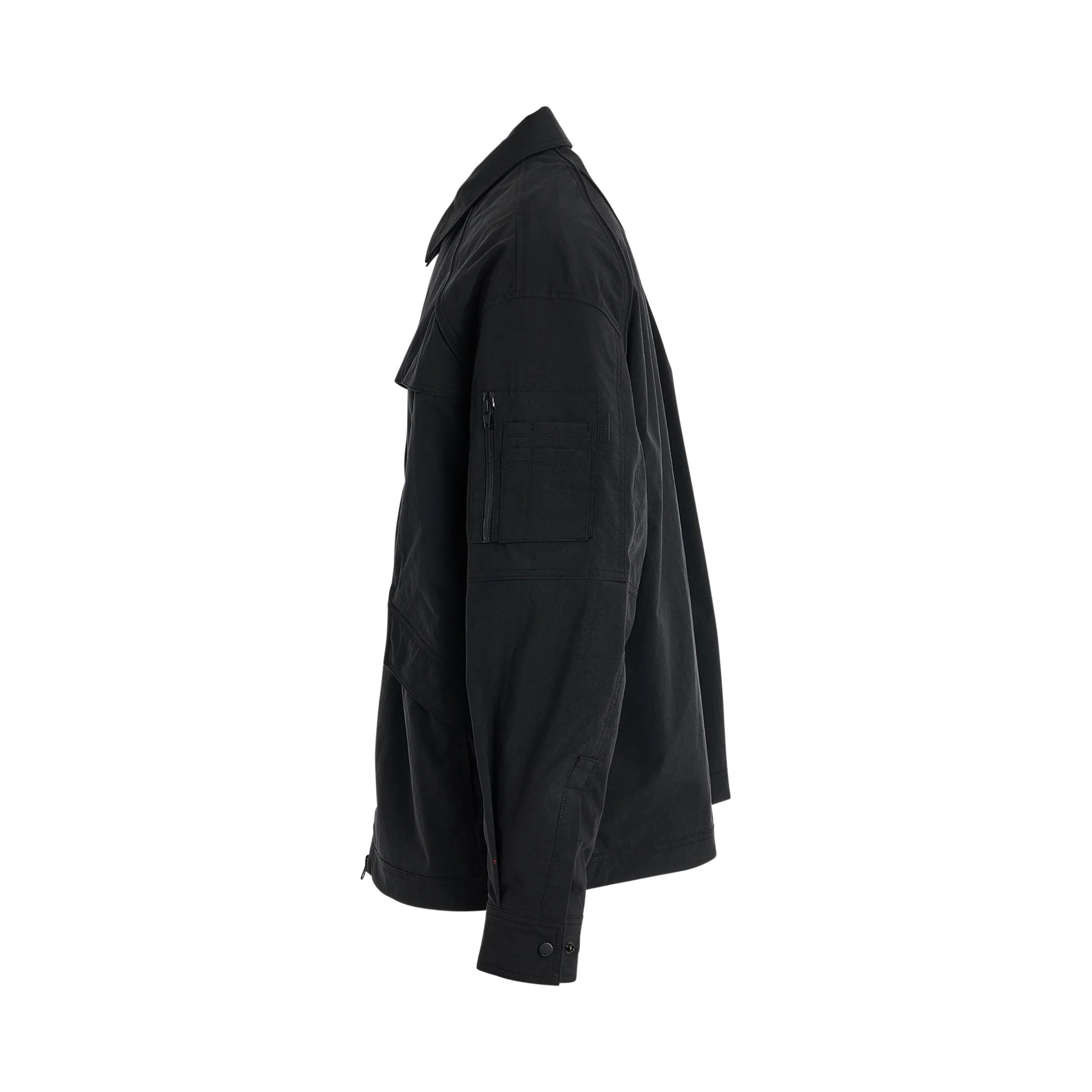 Juun.J o1mris0824 Zip Up Shirt in Black Size US M / EU 48-50 / 2 - 3 Thumbnail