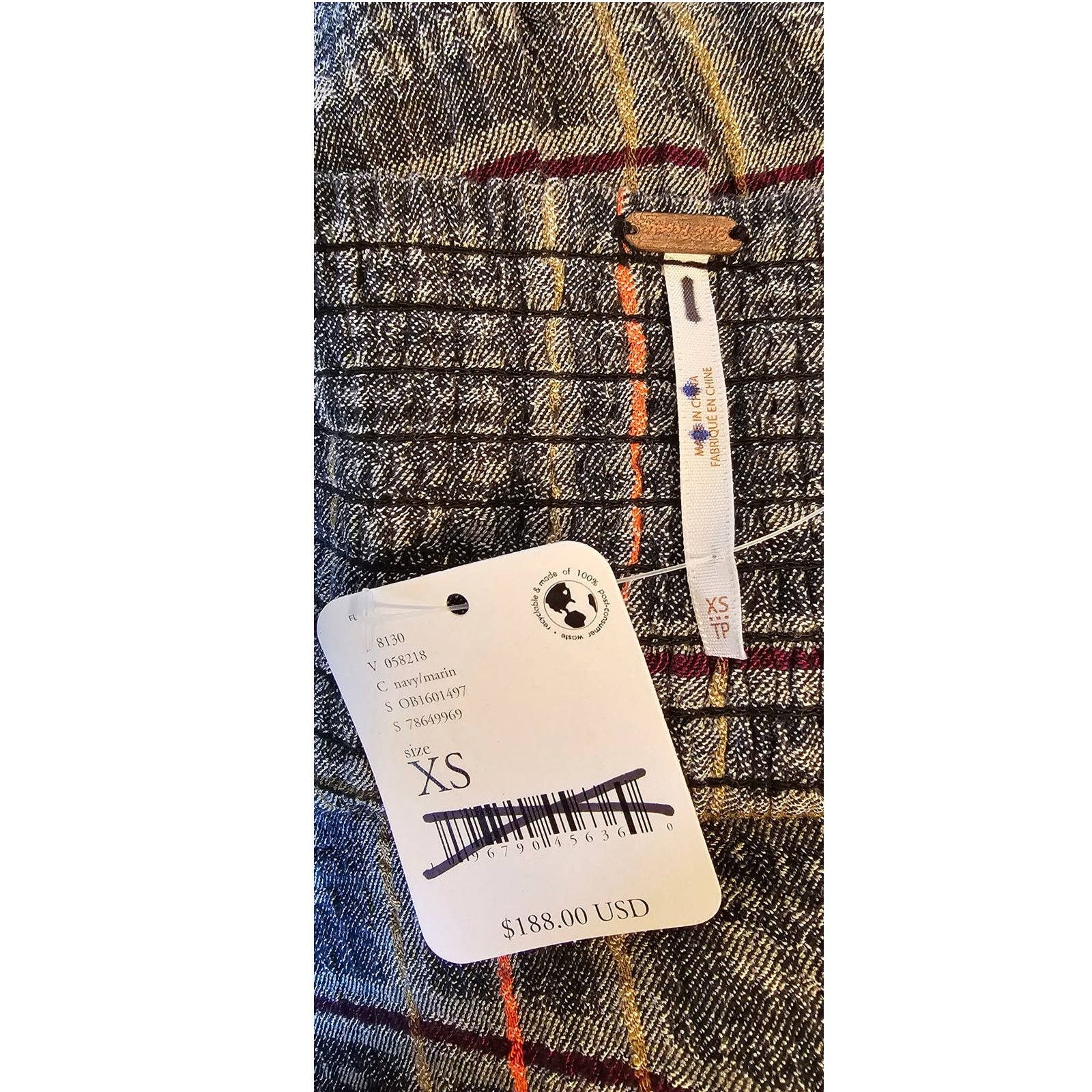 Free People New Free People Marley Plaid One-Piece Jumpsuit $188 X-SMALL Size 26" / US 2 / IT 38 - 9 Thumbnail