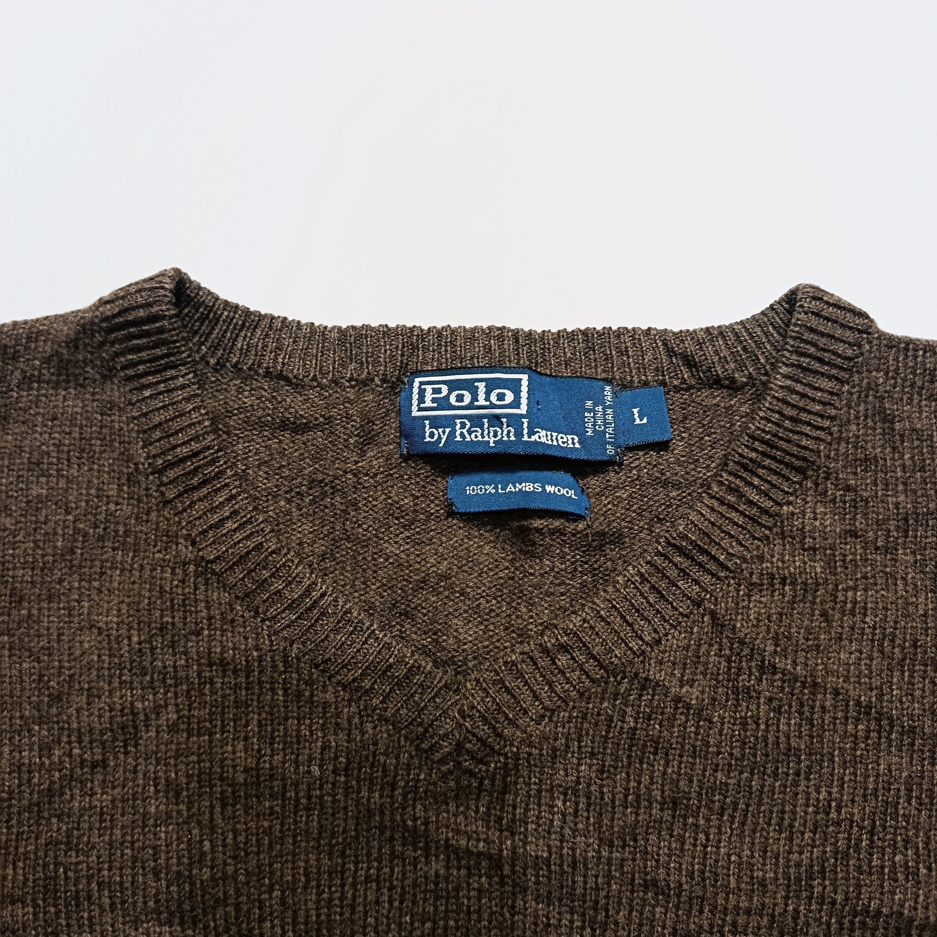 Polo Ralph Lauren Vintage Polo Ralph Lauren Lambswool Sweater Size US L / EU 52-54 / 3 - 4 Thumbnail