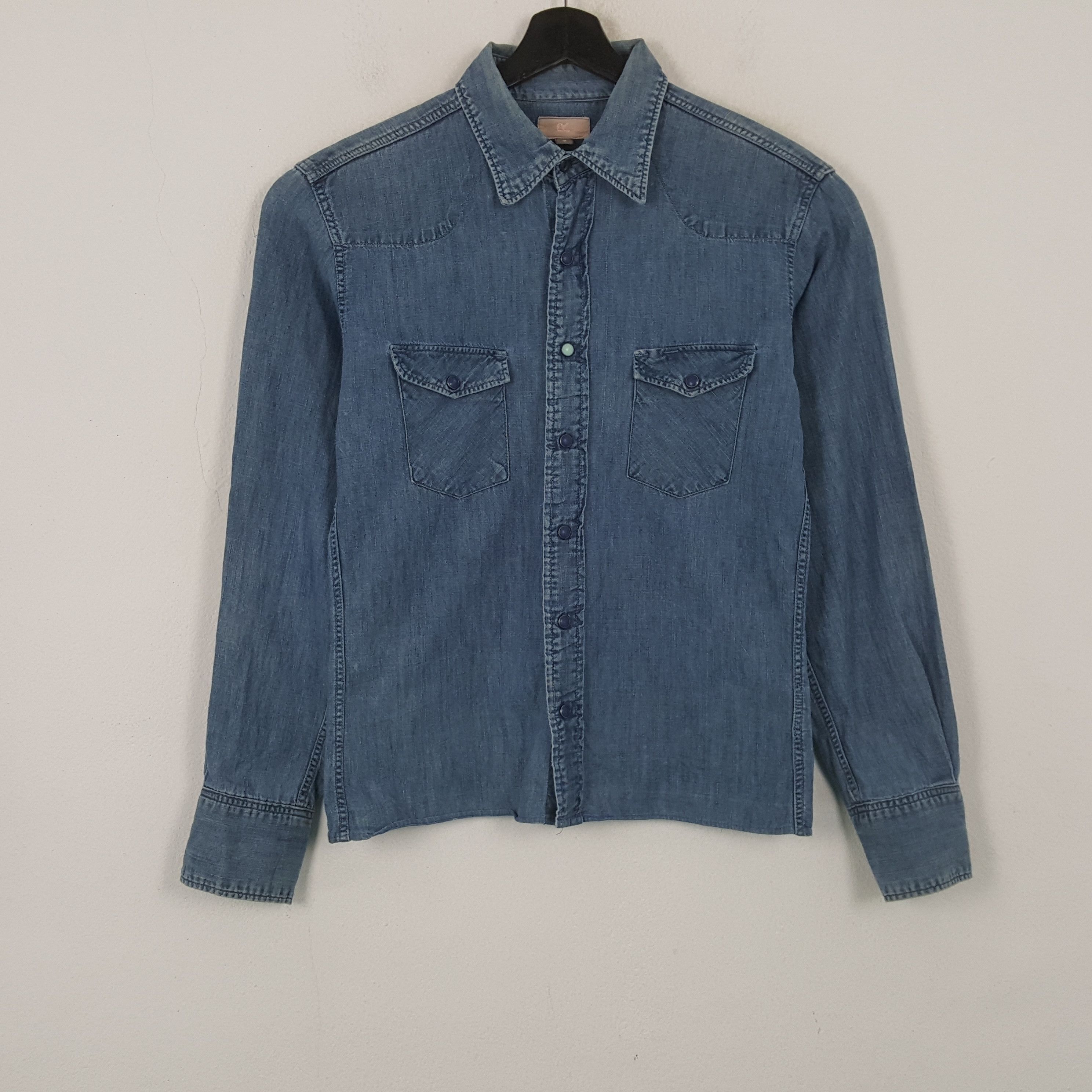 45rpm 45rpm Japanese Brand Double Pocket Shirt RR21 Size US M / EU 48-50 / 2 - 1 Thumbnail