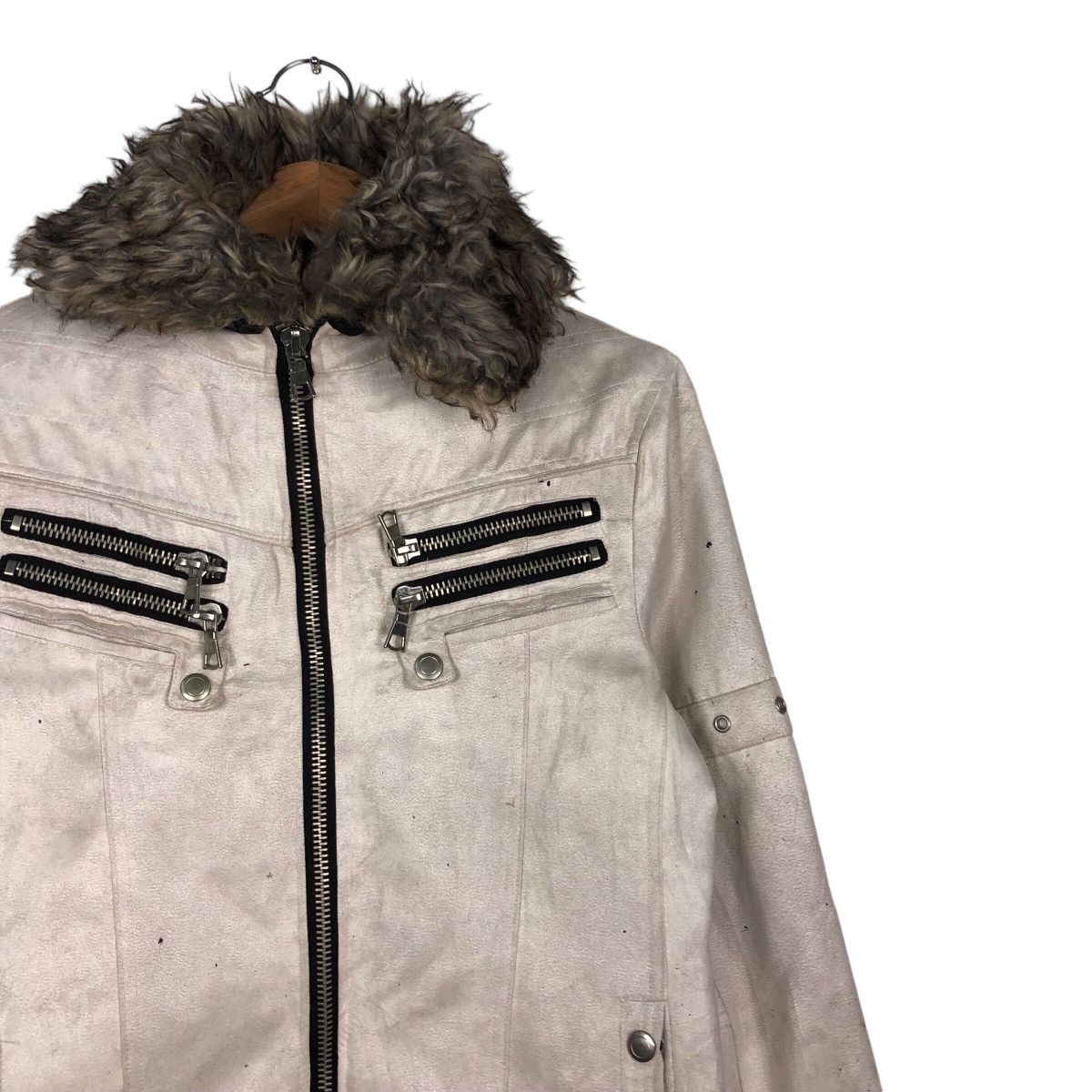 Japanese Brand 📌Biker Jacket Mink Fur Shearling Bondage Roushatte Garments Size US M / EU 48-50 / 2 - 7 Thumbnail