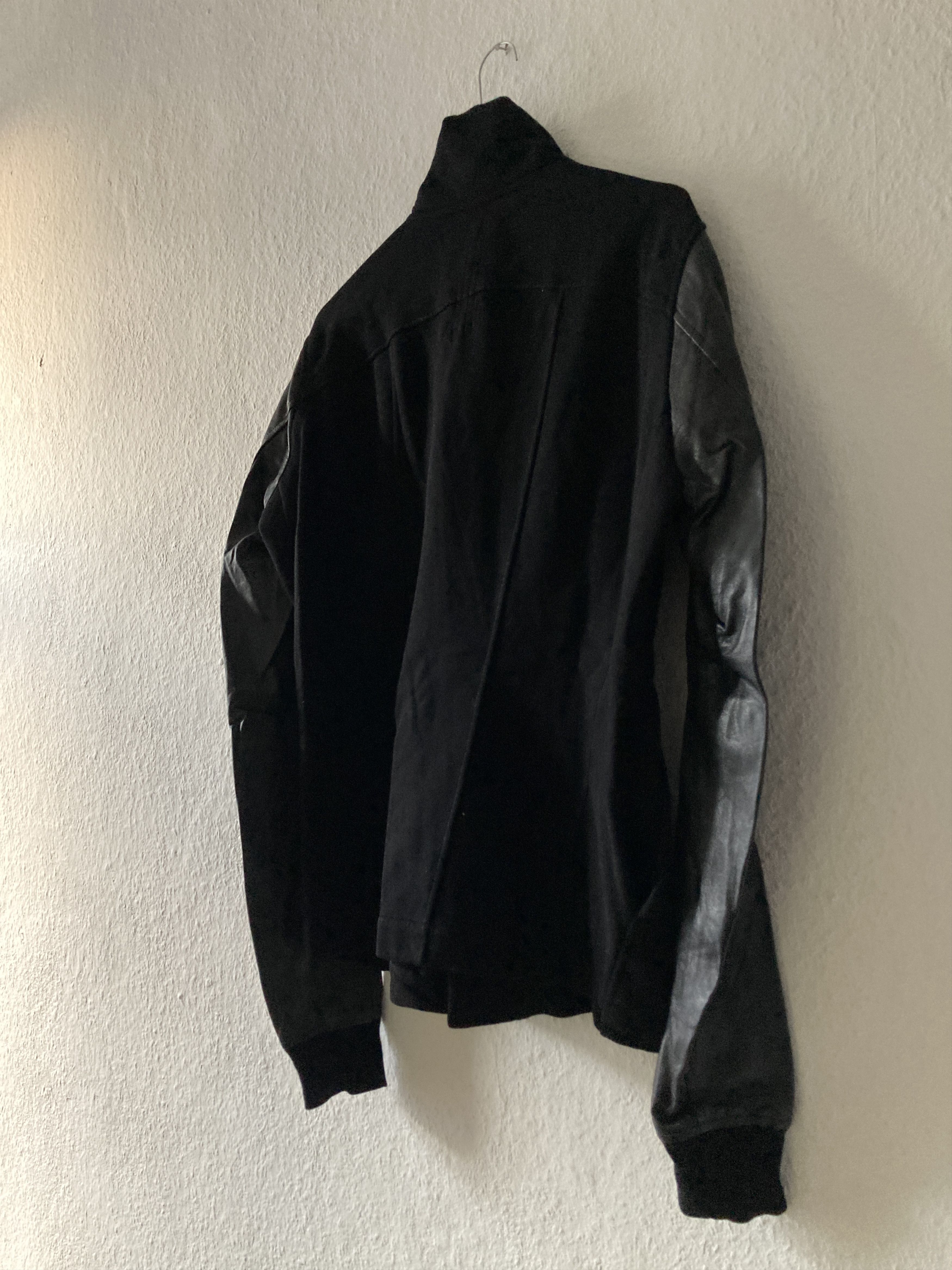 Rick Owens F/W 14 “MOODY” Felpa Lamb Leather Mollino Sweatshirt Jacket Size US L / EU 52-54 / 3 - 8 Thumbnail