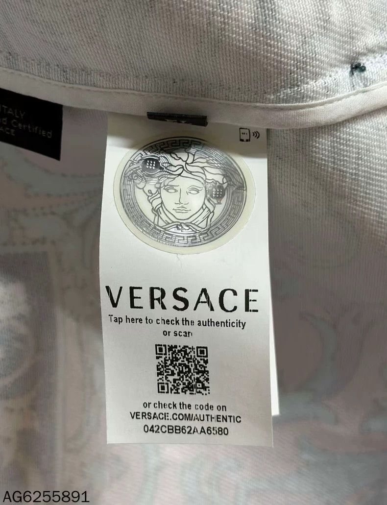 Versace Versace Baroque denim coat Size L / US 10 / IT 46 - 5 Thumbnail