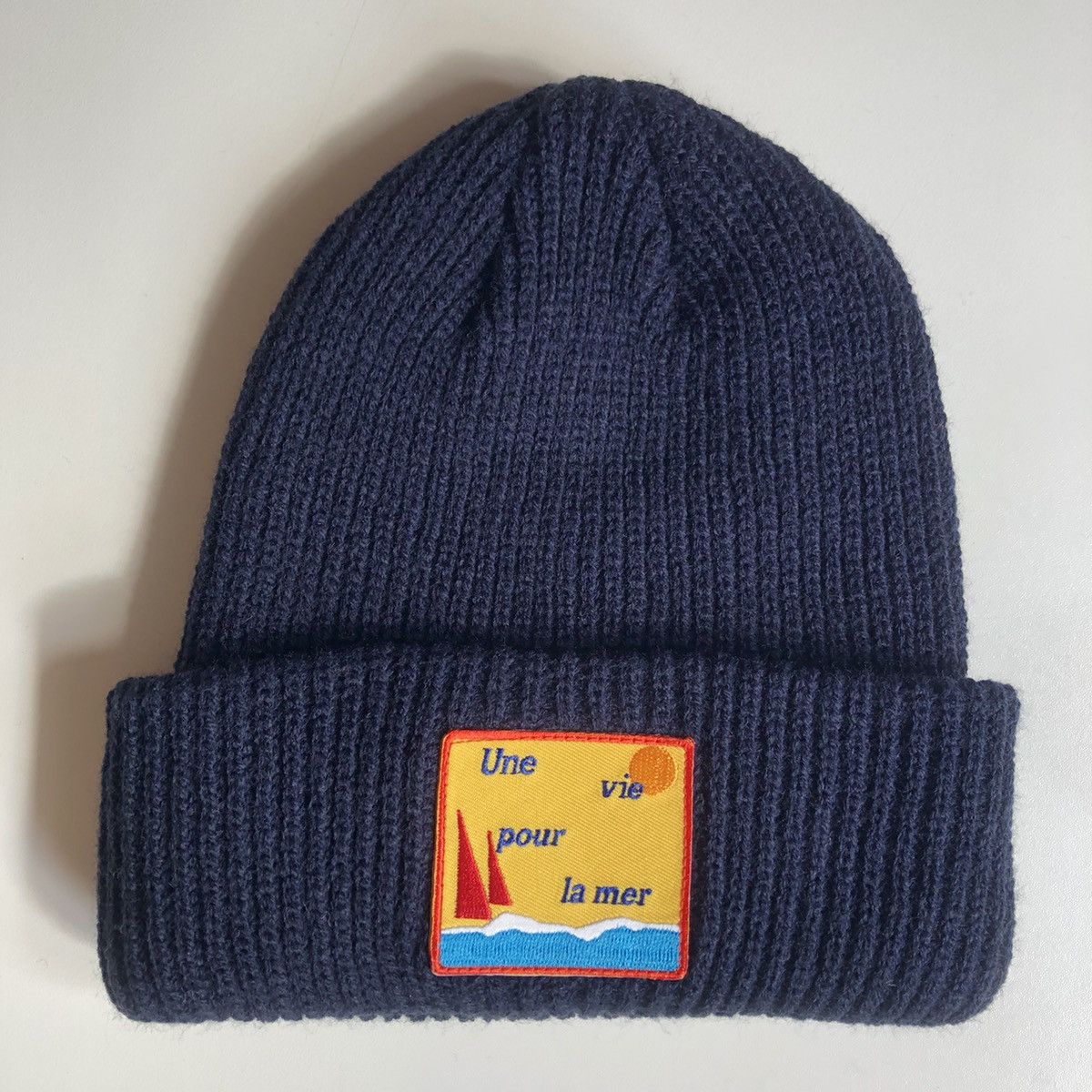 Noah Noah Une Vie Pour La Mer Beanie NAVY Size ONE SIZE - 1 Thumbnail