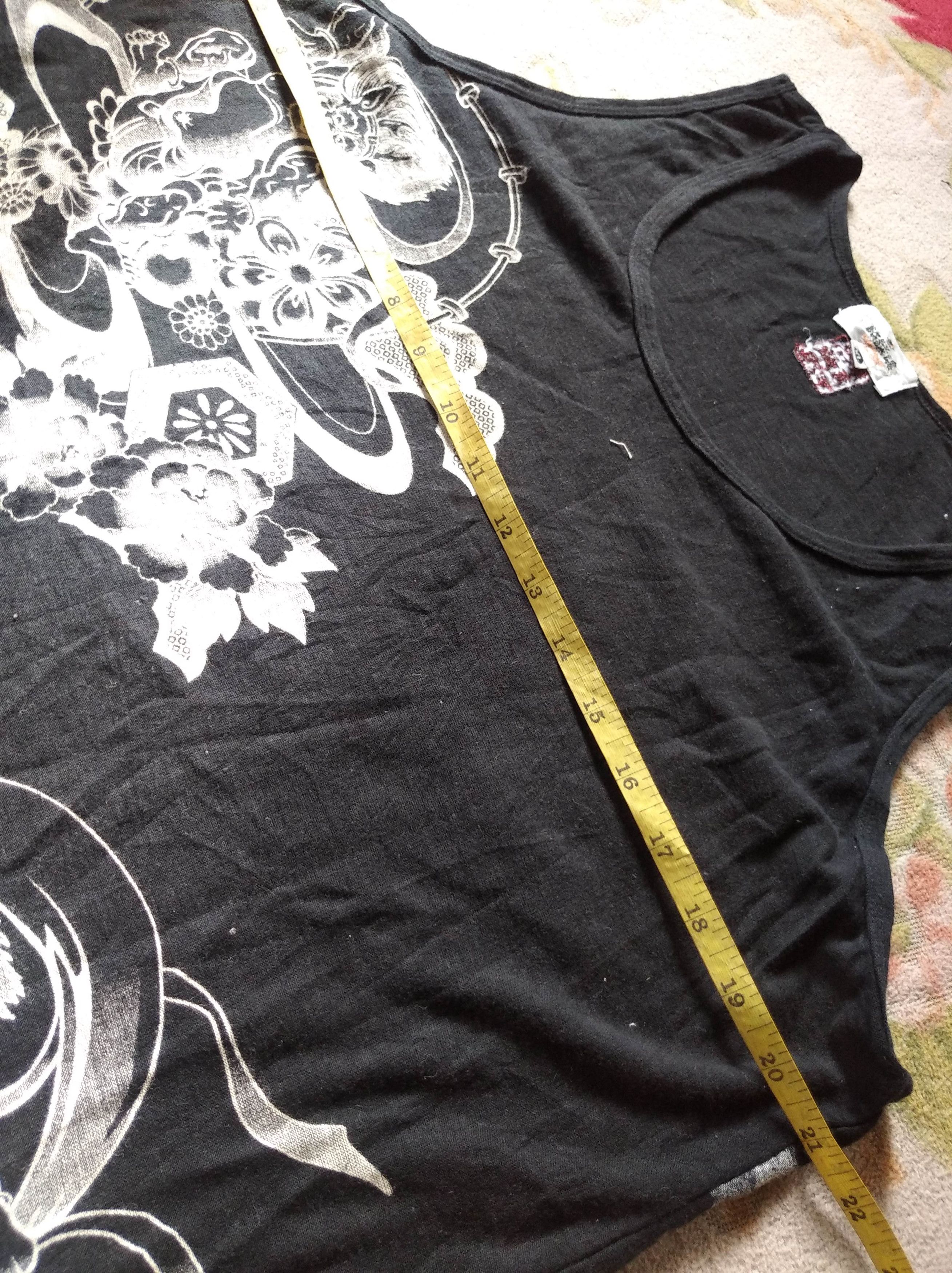 Karakuri sukajan ambroided tank top shirt