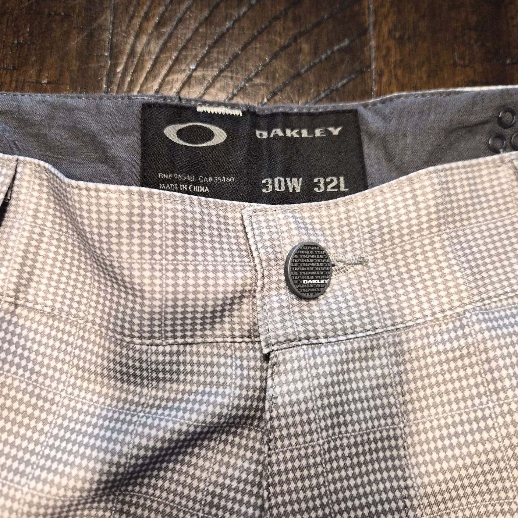 Oakley Oakley Golf Pants Mens 30x32 Lightweight Performance Diamond Pattern Gray Size US 36 / EU 52 - 3 Thumbnail