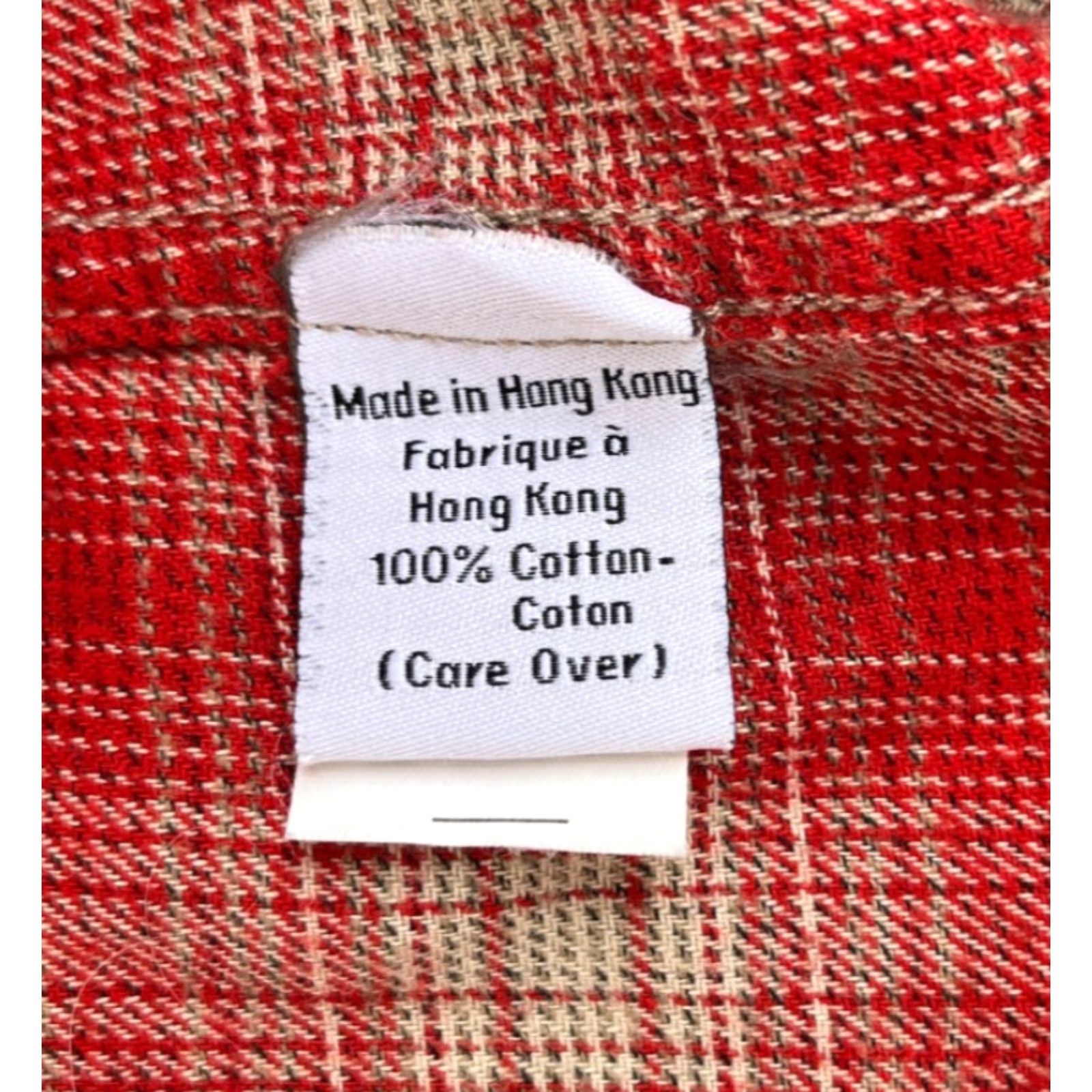 Calvin Klein VINTAGE Calvin Klein Western Shirt Plaid Pearl Snap 90s Women's Size M Red Cotton Flannel Pockets Button-Up Size M / US 6-8 / IT 42-44 - 6 Thumbnail