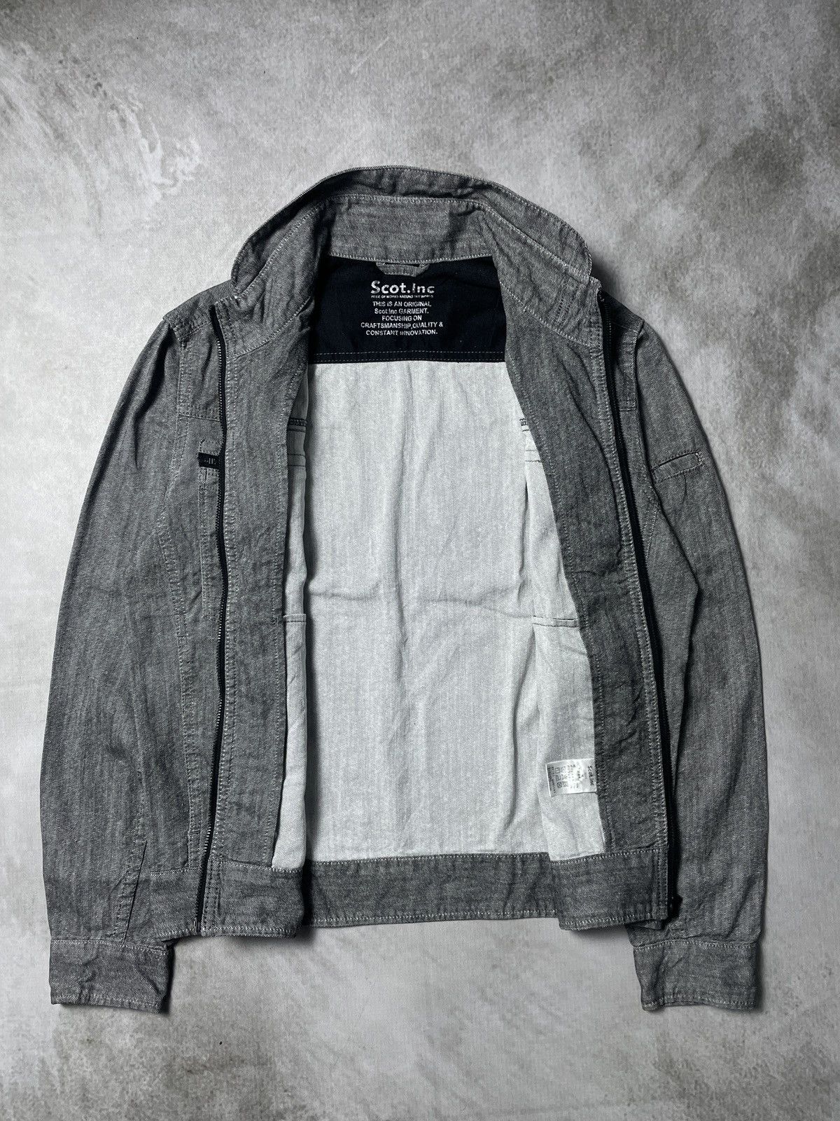 Japanese Brand 2000’s Scot - Bikers Jacket Size US M / EU 48-50 / 2 - 8 Thumbnail
