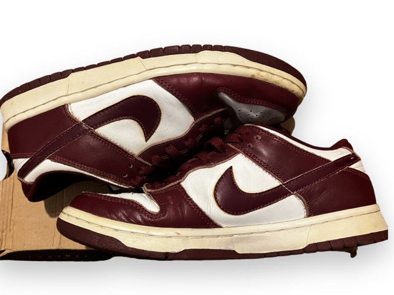 Nike × Vintage Nike dunk low 1999 burgundy with box Size US 8 / EU 41 - 2 Thumbnail