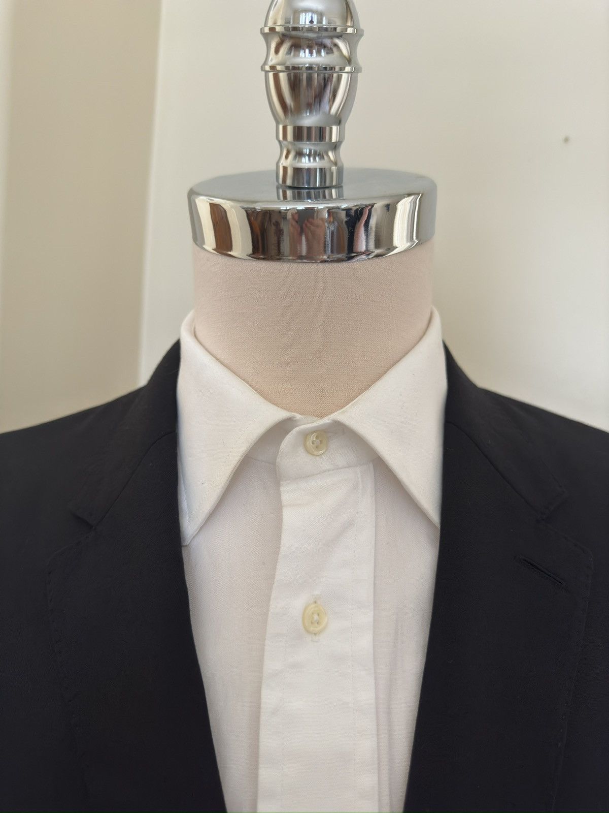 Burberry Burberry Made in Italy Black Single Breasted Wool Jacket 40S Size 40S - 2 Thumbnail