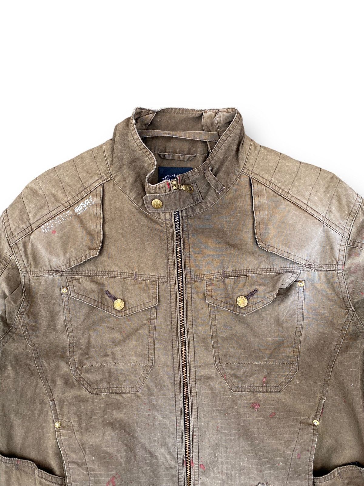 Japanese Brand × Vintage Vintage 90's Geride Engineered Workwear Biker Jacket. #D9 Size US L / EU 52-54 / 3 - 2 Thumbnail
