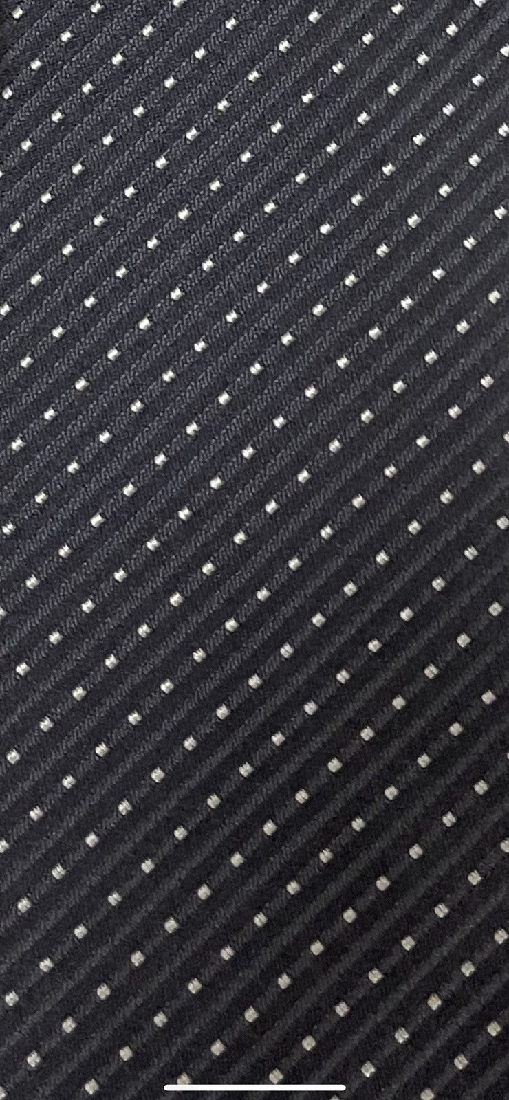 Valentino Valentino Grey Polka-Dot Tie Size ONE SIZE - 4 Thumbnail