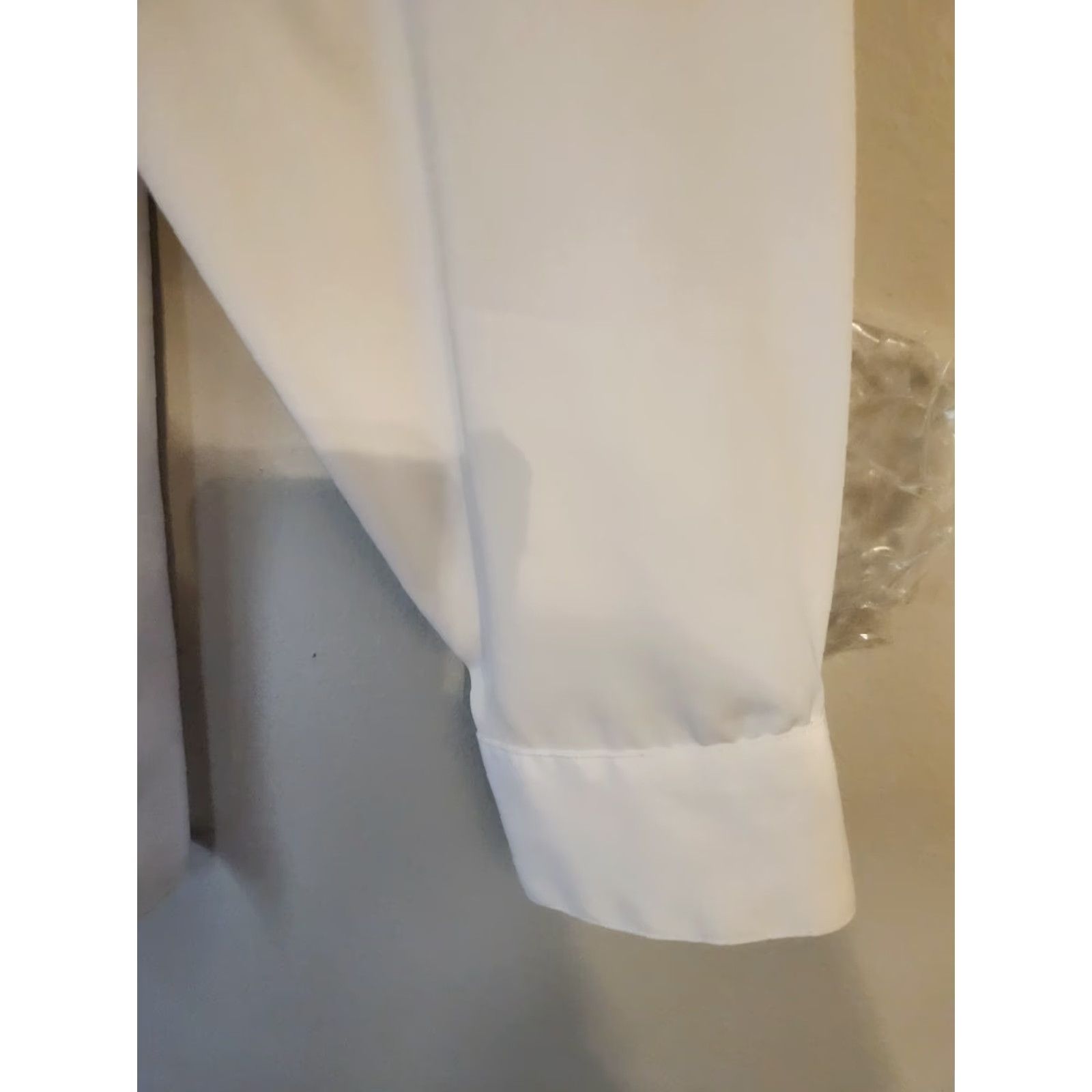 Vintage VINTAGE Laura Scott White Embroidered Floral Trim Button Front Top Boho 22W Plus Size 3XL / US 20-22 - 5 Thumbnail