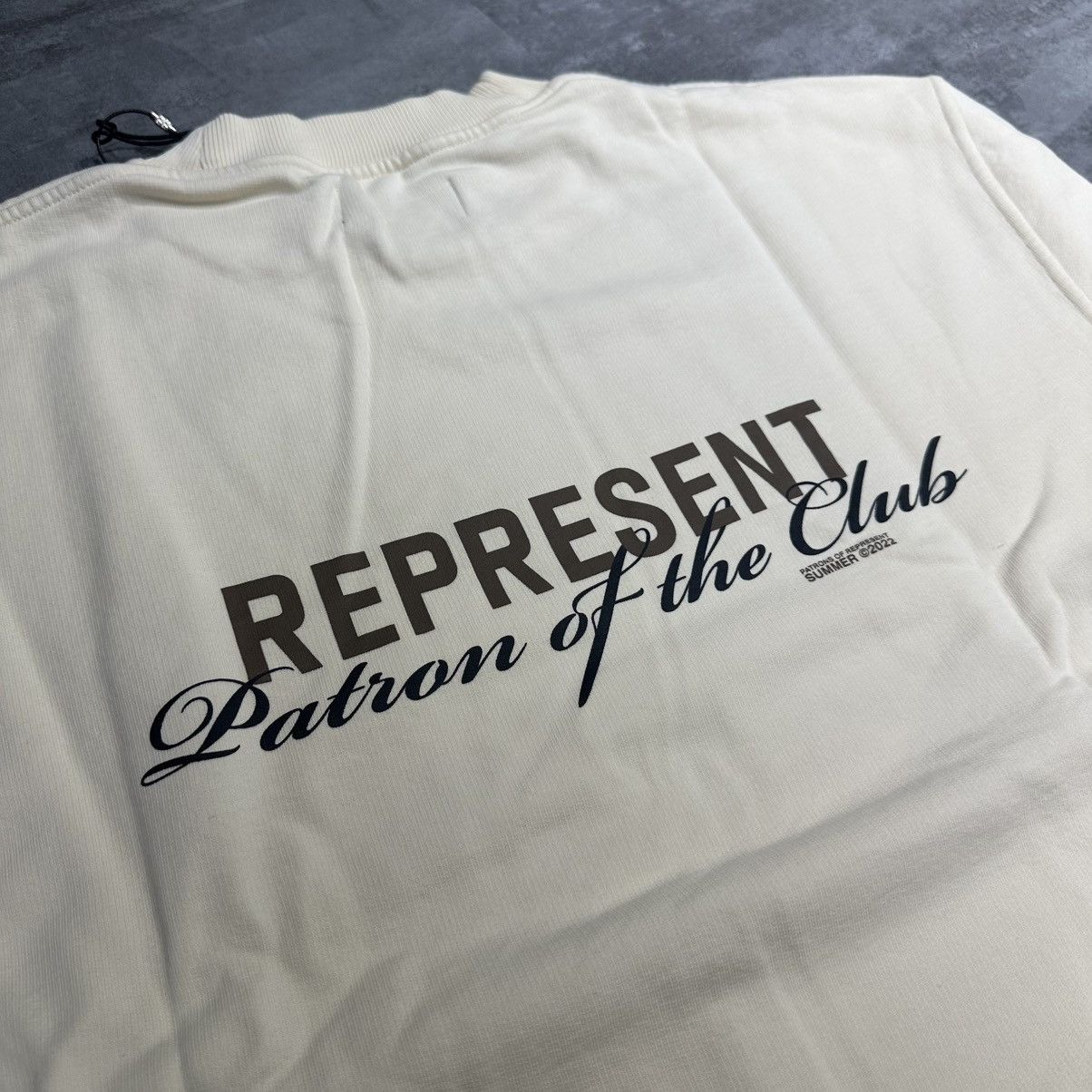 Represent Clo. Represent Patron of Club Sweater - Cream Size US XL / EU 56 / 4 - 4 Thumbnail