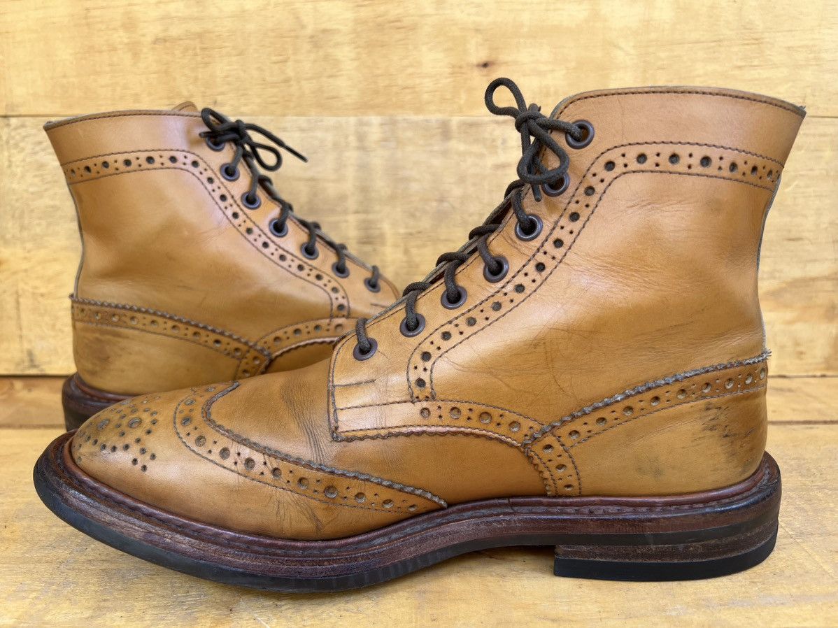Tricker's VTG Trickers England Men's leather Boots Size US 7.5 / EU 40-41 - 8 Thumbnail