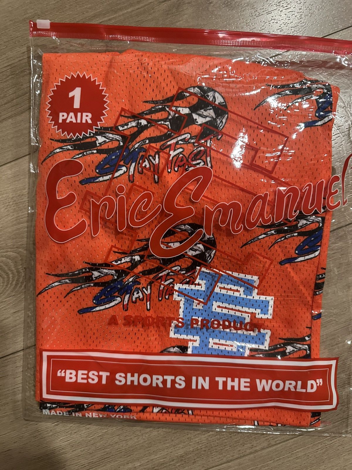 Eric Emanuel Eric Emanuel EE Matty Boy Short Orange STAY FAST Size Medium Size US 30 / EU 46 - 1 Thumbnail