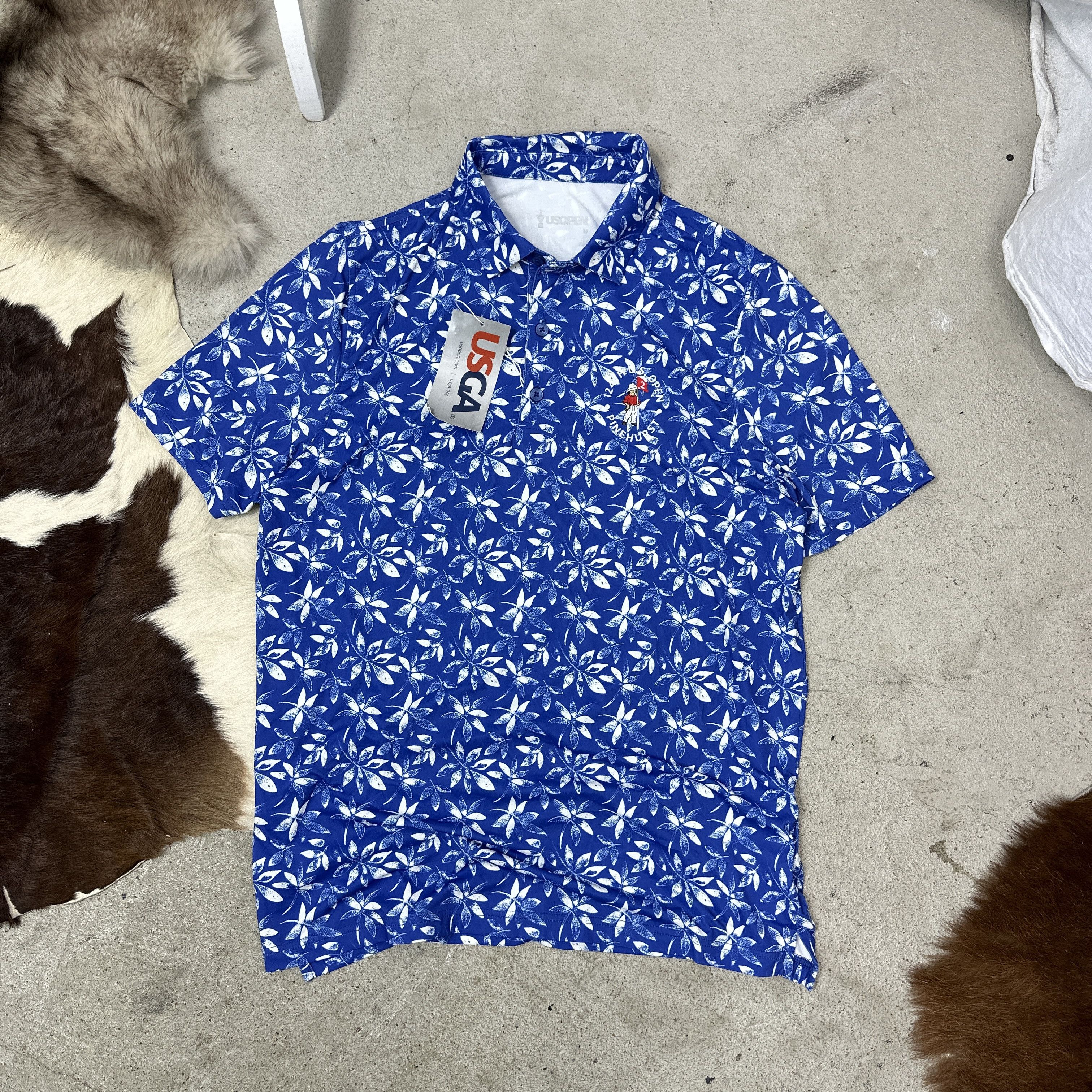 Vintage Vintage Printed Polo Tennis USOPEN USGA Polo T-shirt Y2K Size US M / EU 48-50 / 2 - 1 Thumbnail
