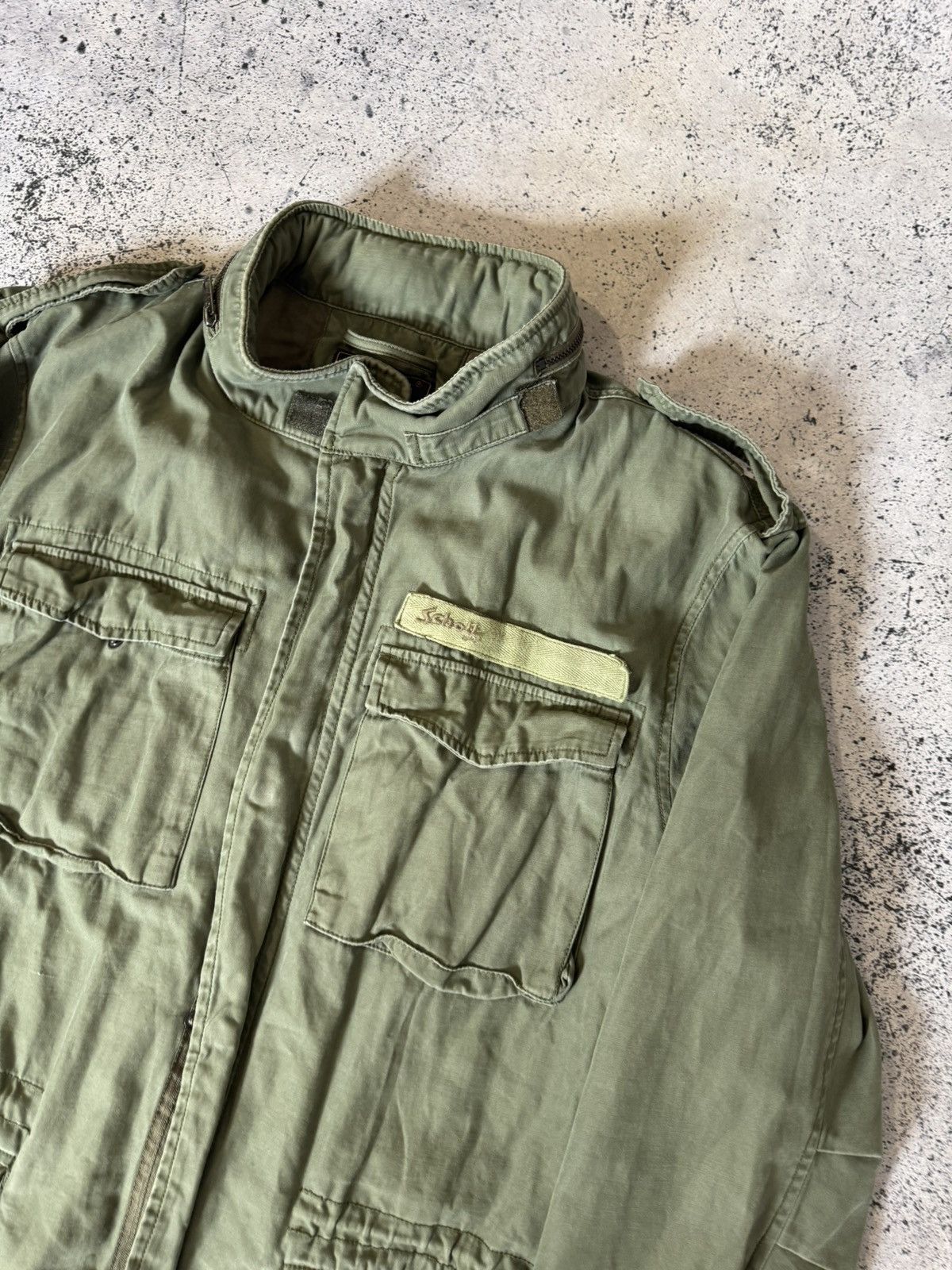 Schott Vintage M65 US Army Schott Jacket Conmar Zipper War Olive 90 Size US XL / EU 56 / 4 - 3 Thumbnail