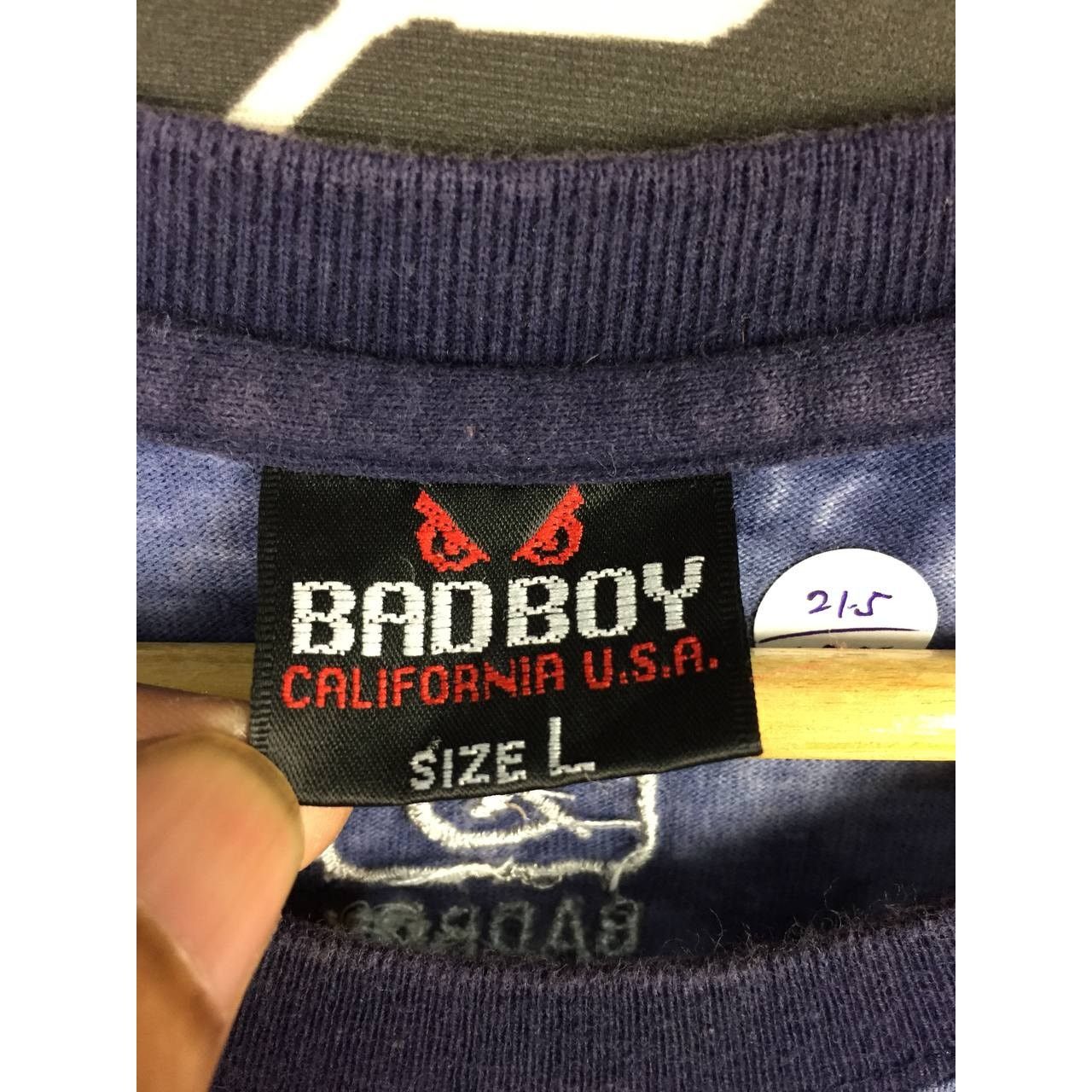 Revenge × Sad Boys × Vintage Vtg Bad Boy California U.S.A Embroidered Logo Tee Size US L / EU 52-54 / 3 - 11 Thumbnail