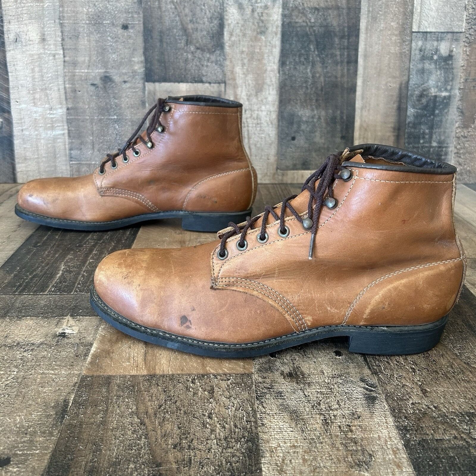 Chippewa Chippewa Vintage Steel Toe Brown Ankle Work Boots Mens 12 Size US 12 / EU 45 - 11 Thumbnail