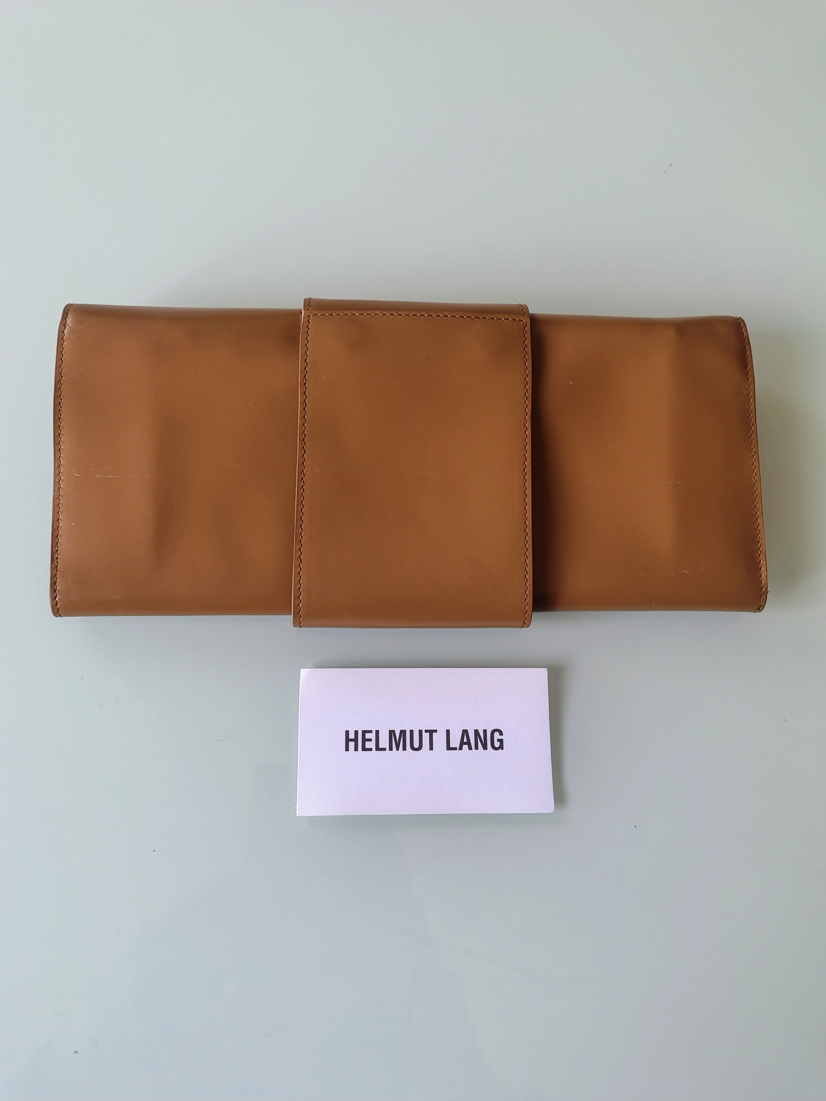 Helmut Lang Archival Helmut Lang 90s Leather Long Wallet / Portafoglio Size ONE SIZE - 1 Thumbnail