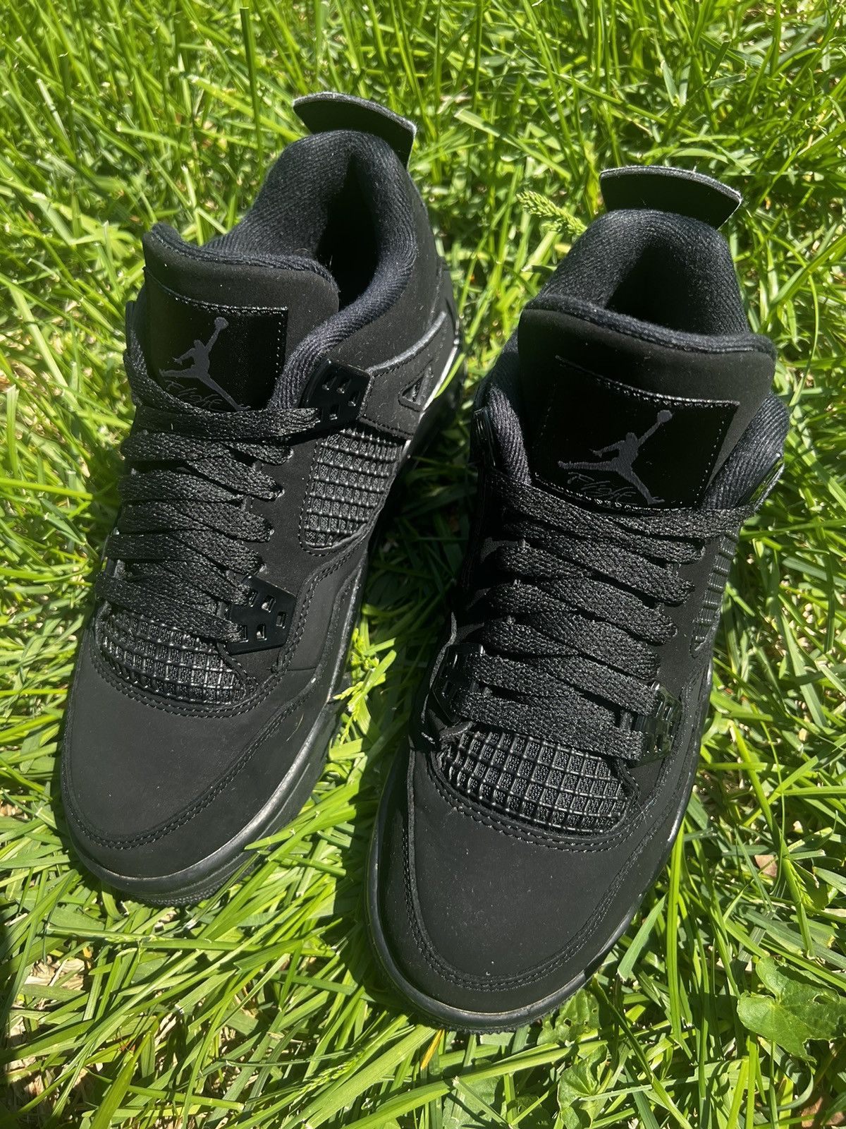 Jordan Brand CLEAN Air Jordan 4 IV Black Cat 2020 size 5.5 Mens shoes Size US 5.5 / EU 38 - 4 Thumbnail