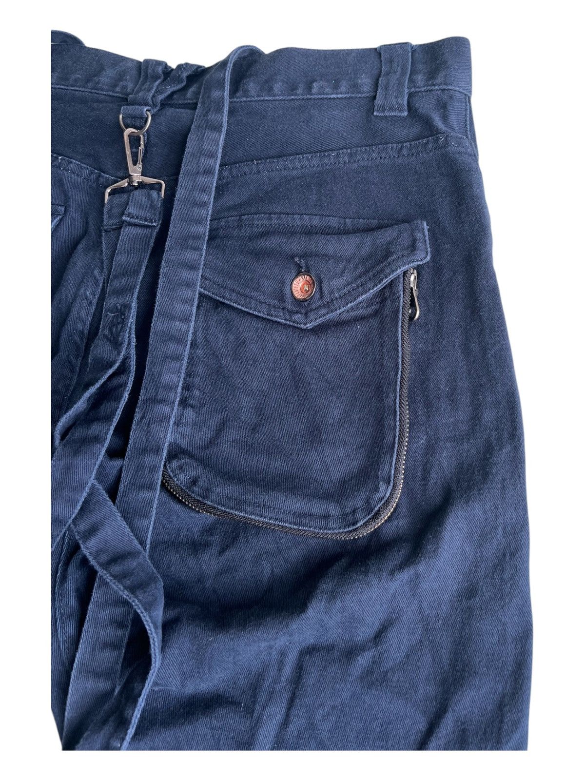 PPFM Vintage PPFM GOA Parachute Suspender J-Curve Jeans Denim Size US 33 - 8 Thumbnail