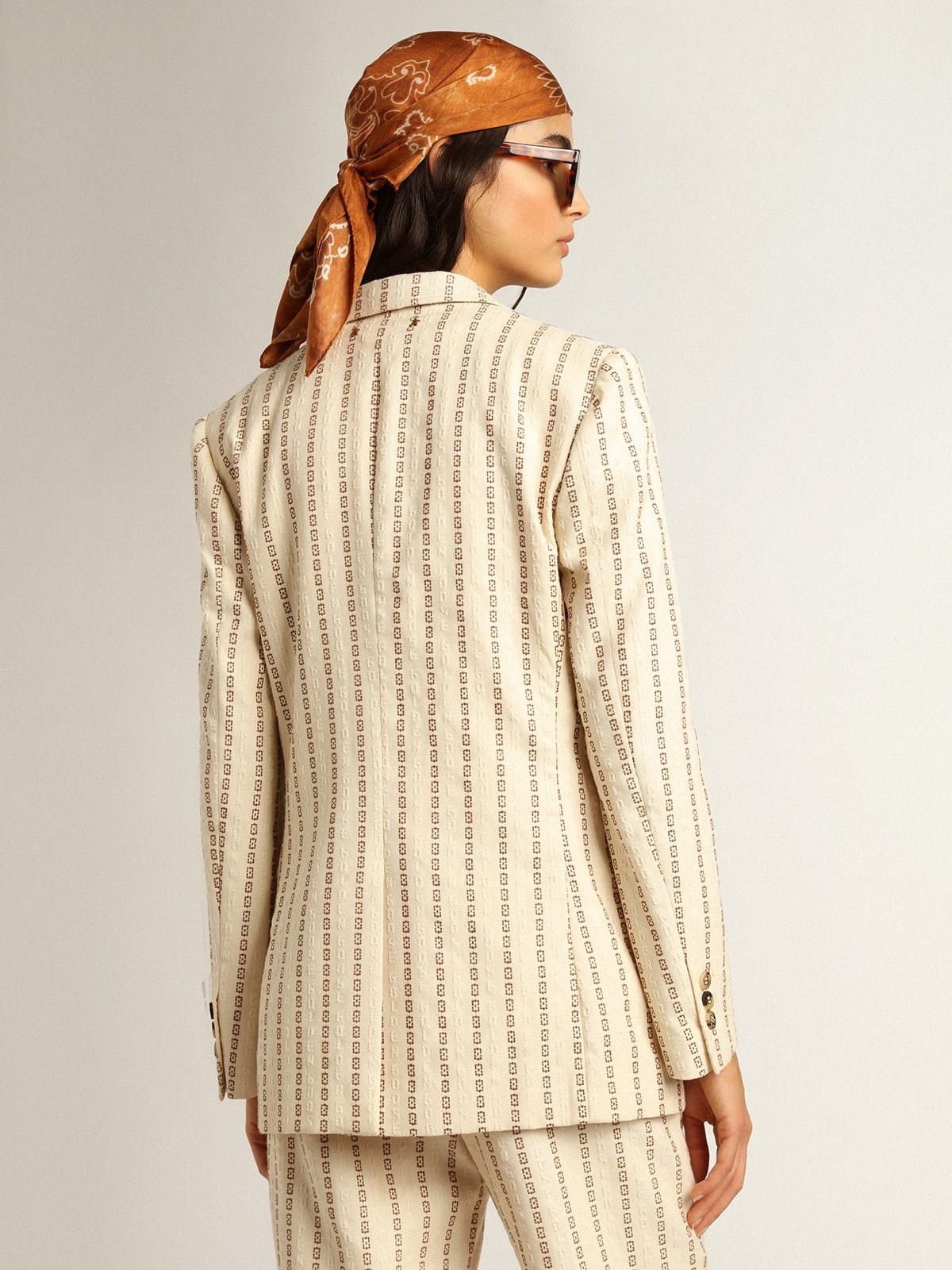 Golden Goose o1y0725 Blazer in Beige Size XS / US 0-2 / IT 36-38 - 5 Thumbnail
