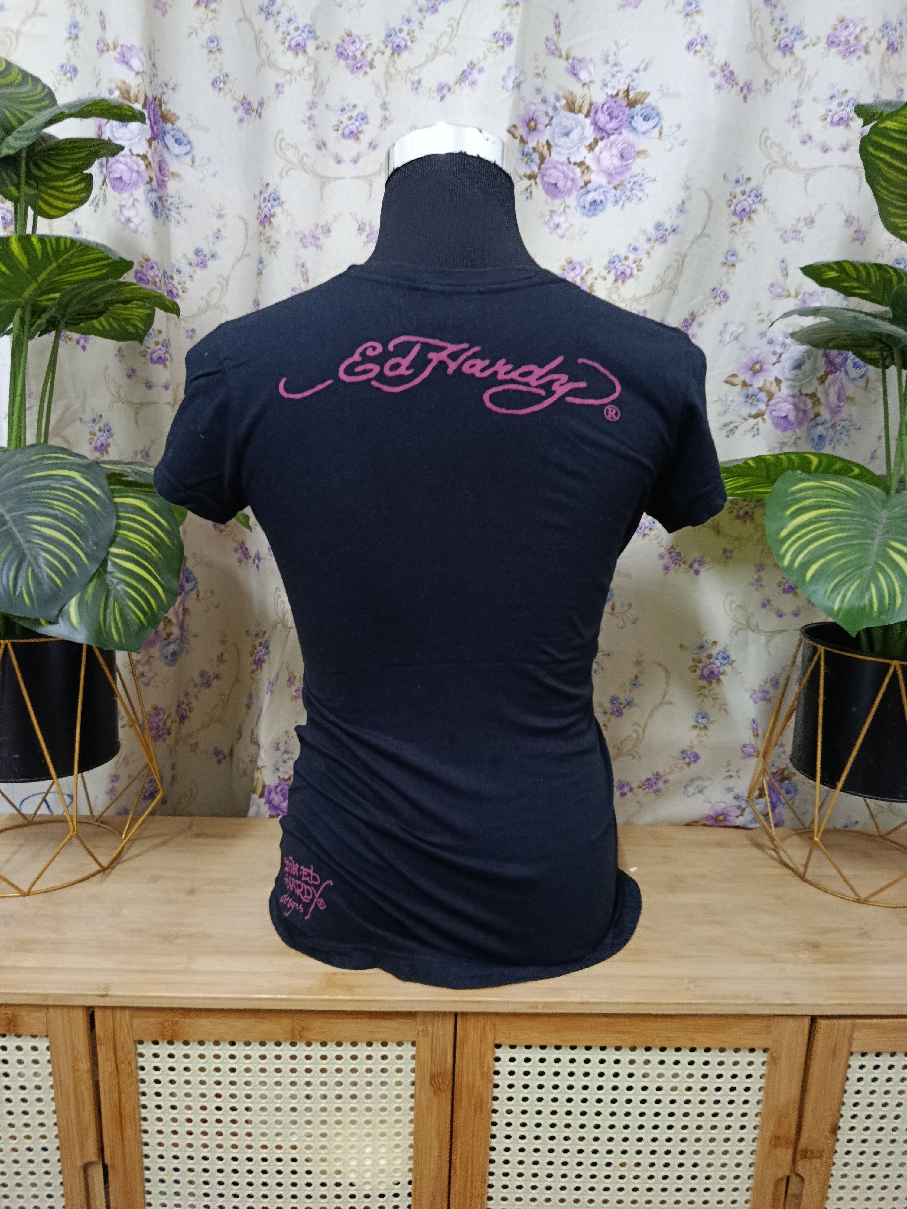 Christian Audigier Ed Hardy Eternal Love T-shirt Size S / US 4 / IT 40 - 4 Thumbnail