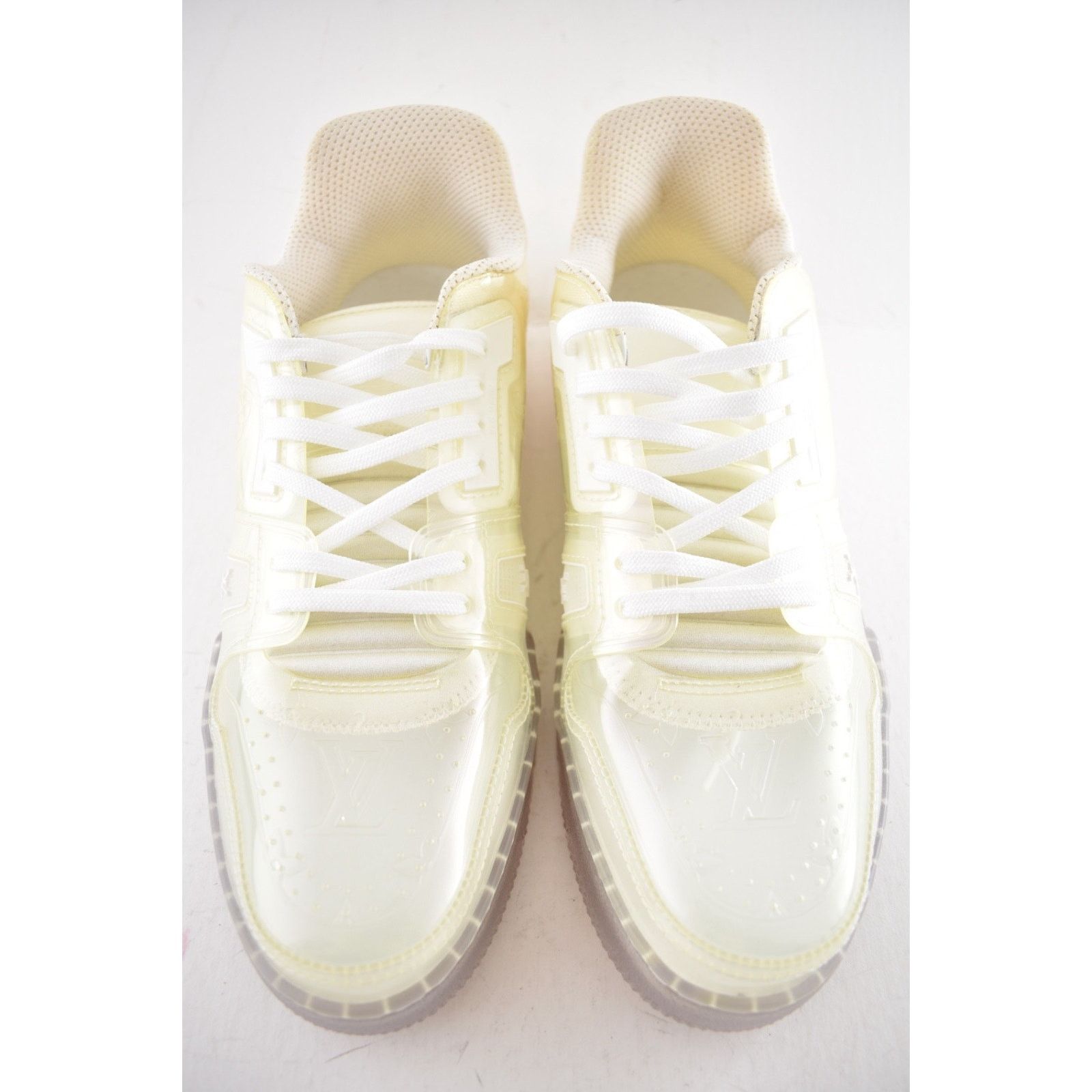 Louis Vuitton Louis Vuitton Transparent Clear PVC Logo Low Top Trainer Size US 9 / EU 42 - 11 Thumbnail