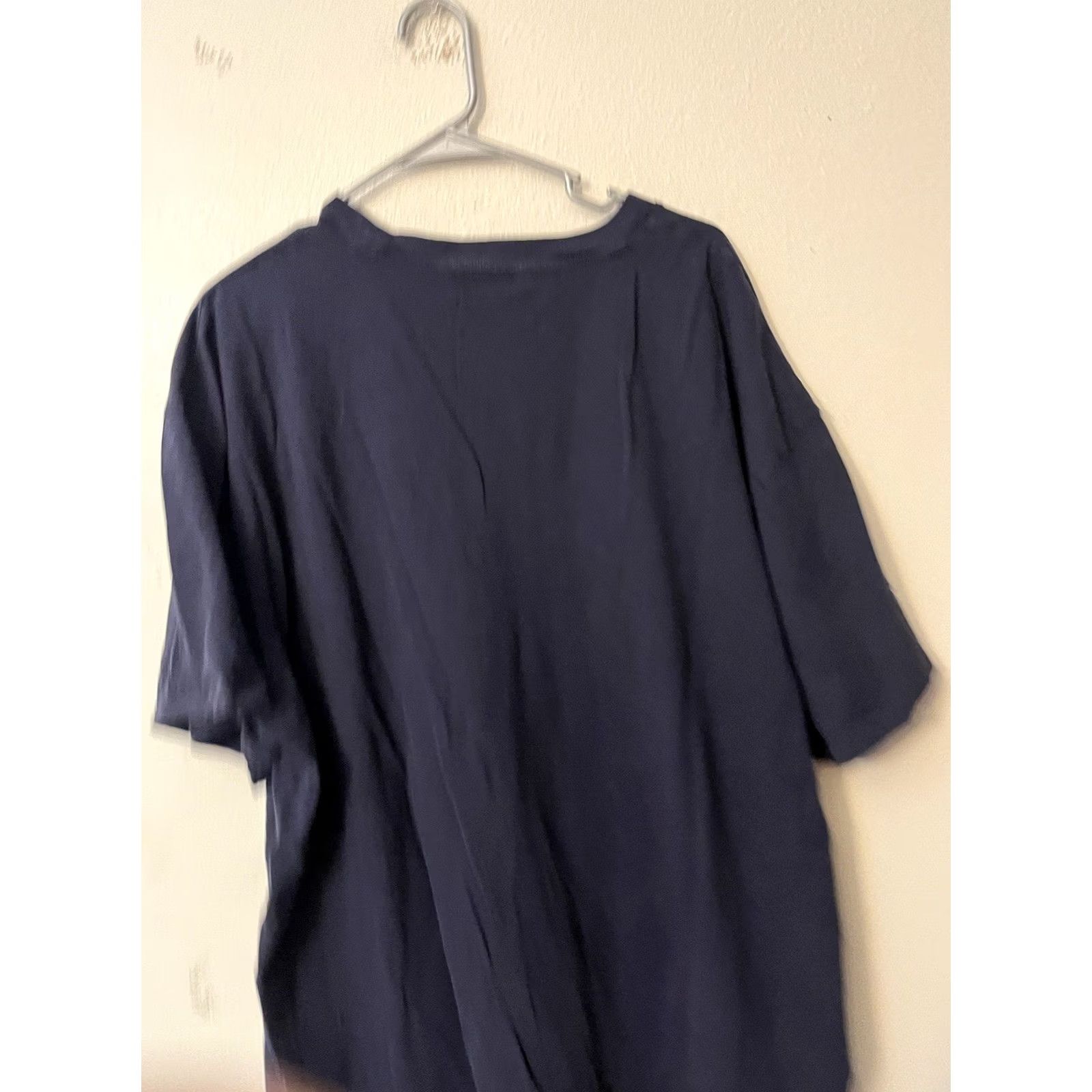 Polo Ralph Lauren VINTAGE Polo Ralph Lauren Tee T-Shirt Top Crew Neck Pocket Pony Logo Navy Blue Reg Fit 2XB Men Size US XXL / EU 58 / 5 - 2 Thumbnail